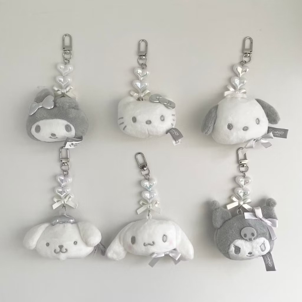 三麗鷗銀色系列大頭吊飾 ♡