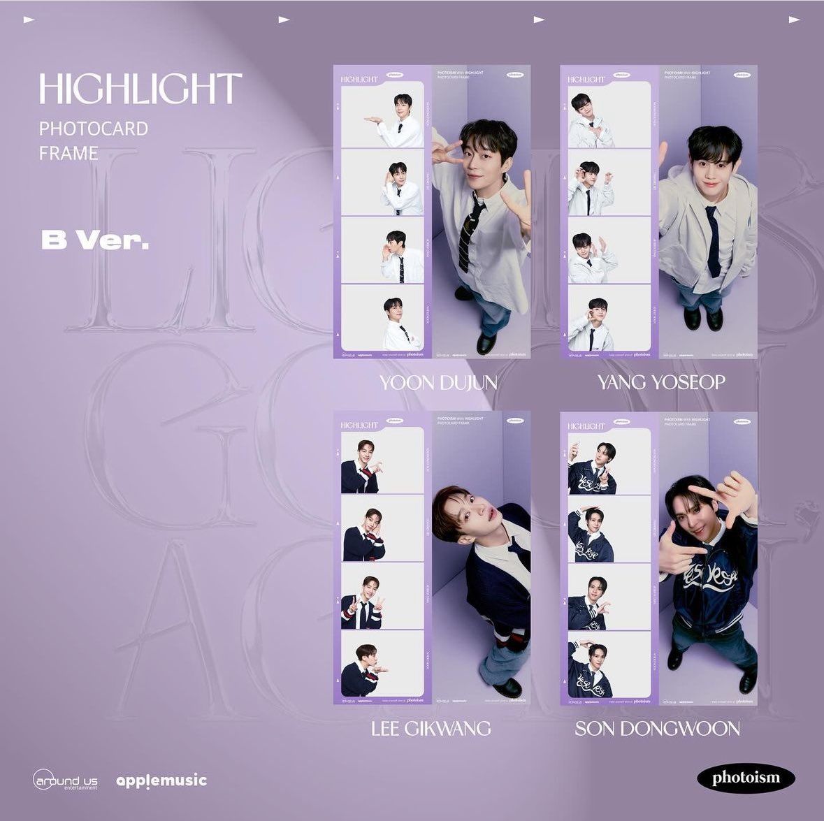 B款 HIGHLIGHT 明星相框（代拍，無人留白）