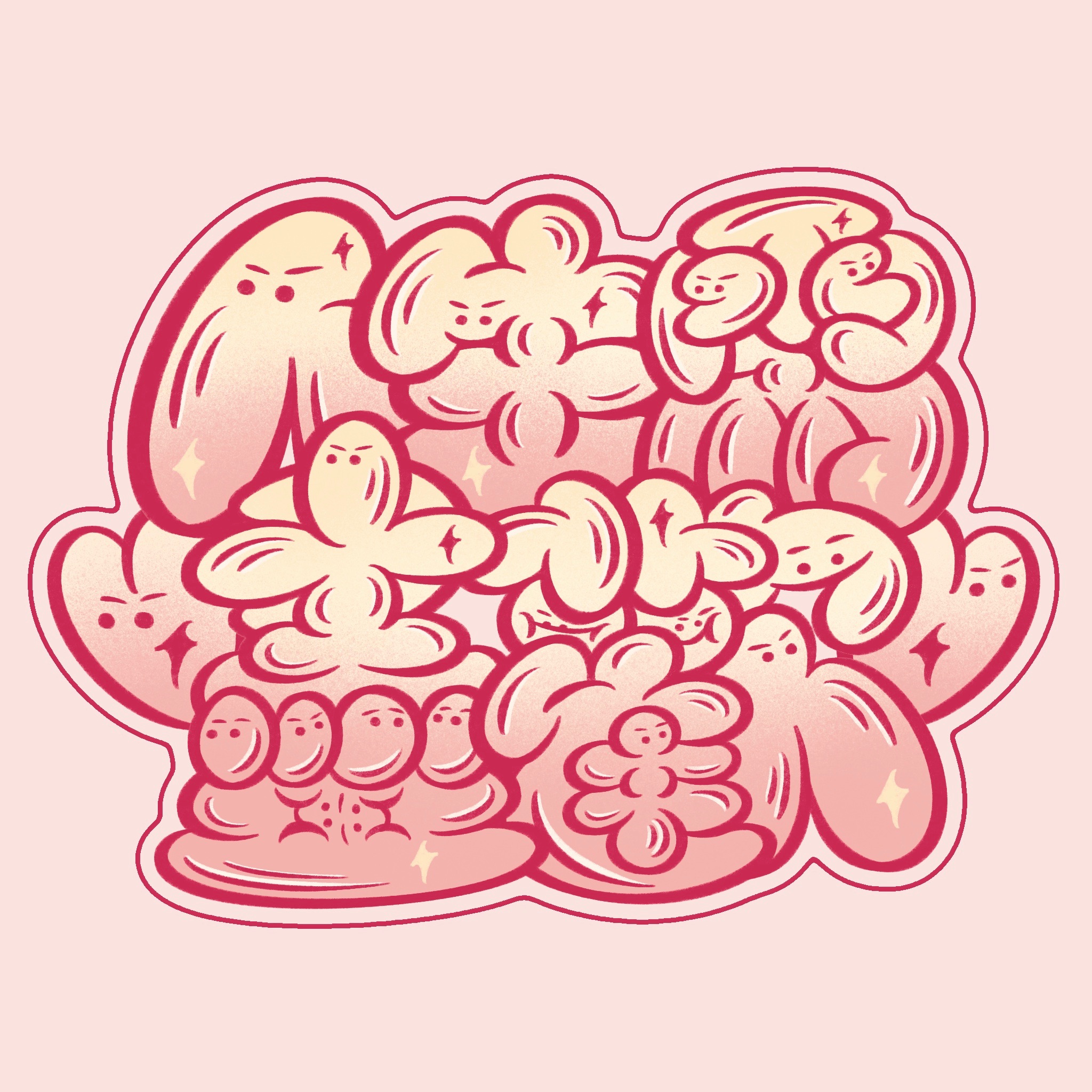 鴨肉畫字｜人生需盡歡｜