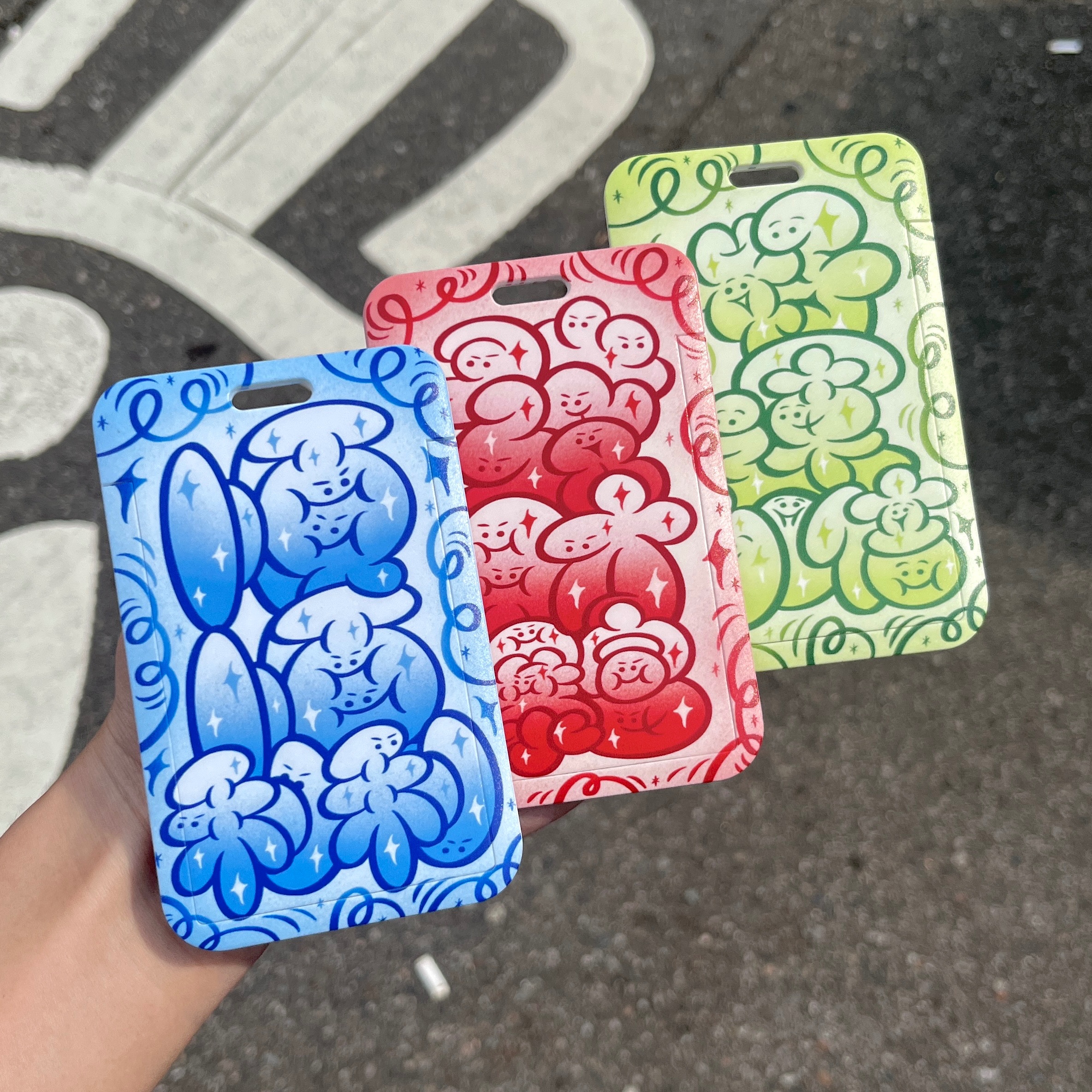 鴨肉畫字｜加持悠遊卡套｜