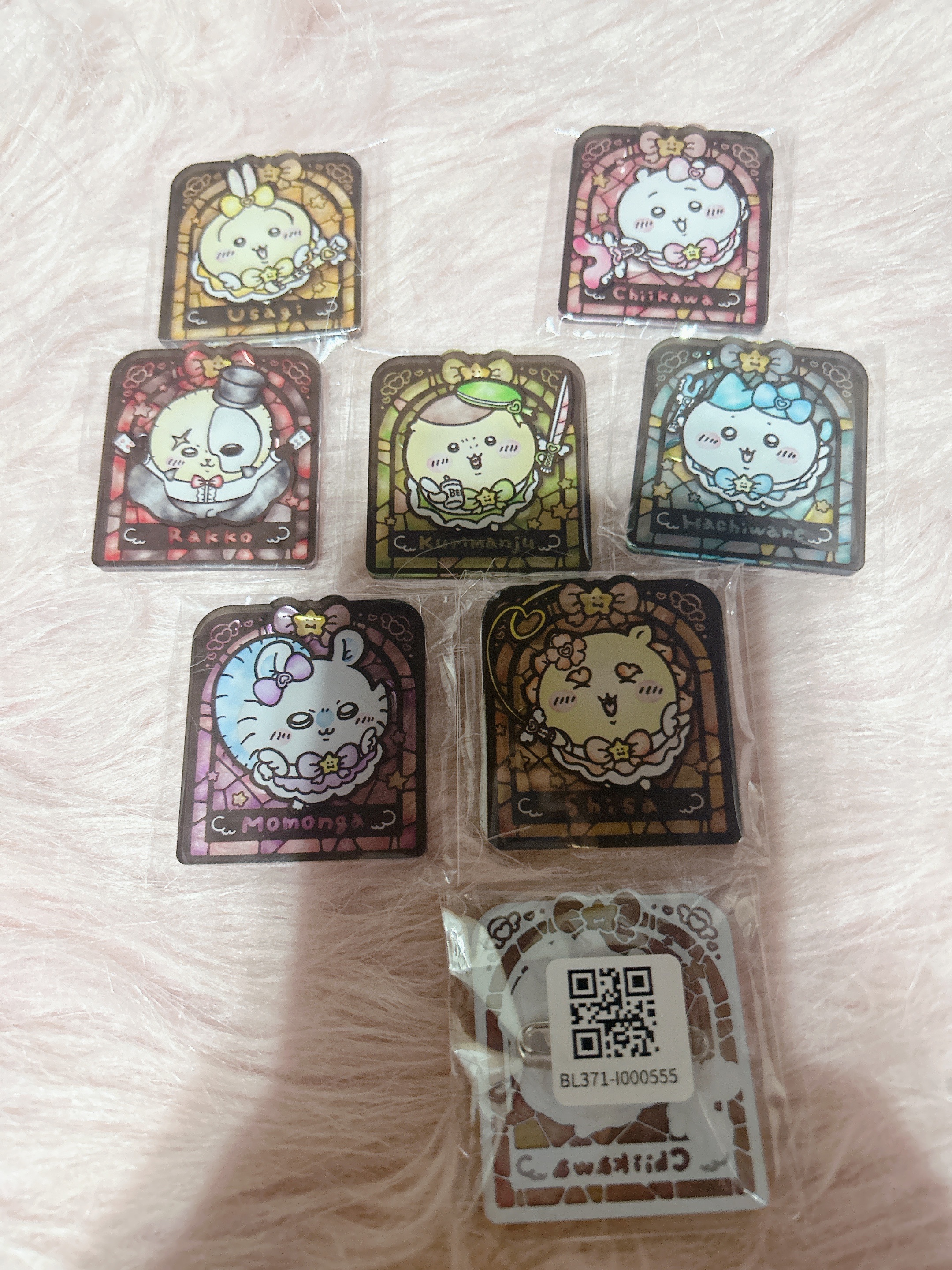 線上盲抽彩繪窗花別針
