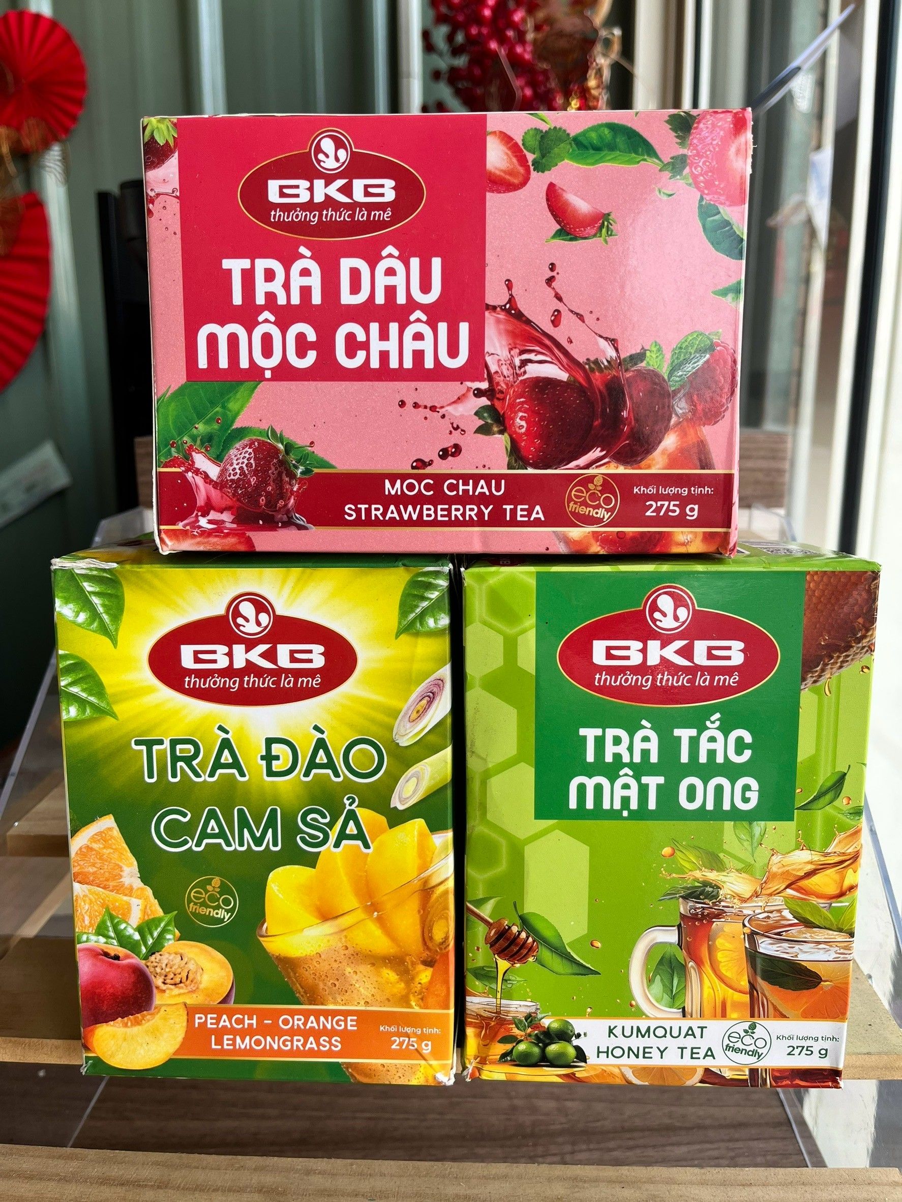 越南 / 草莓茶、蜂蜜金桔茶、水蜜桃柳橙檸檬草茶