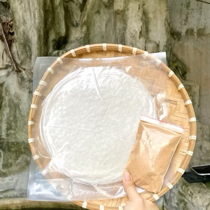 300g banh trang phơi sương muối sặc 越南米子蝦 鹽