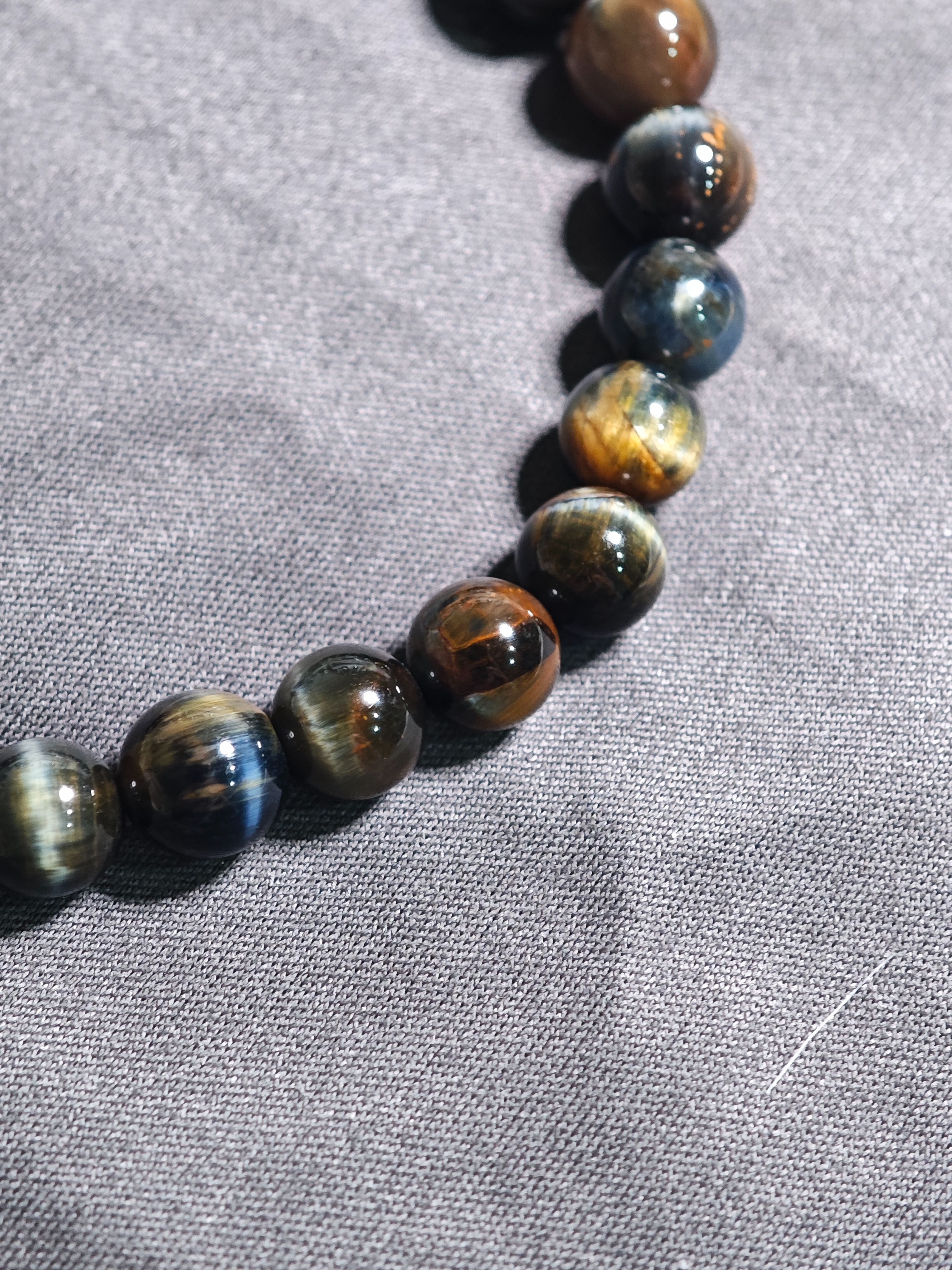 彩色納米比亞貓眼彼得石7咪