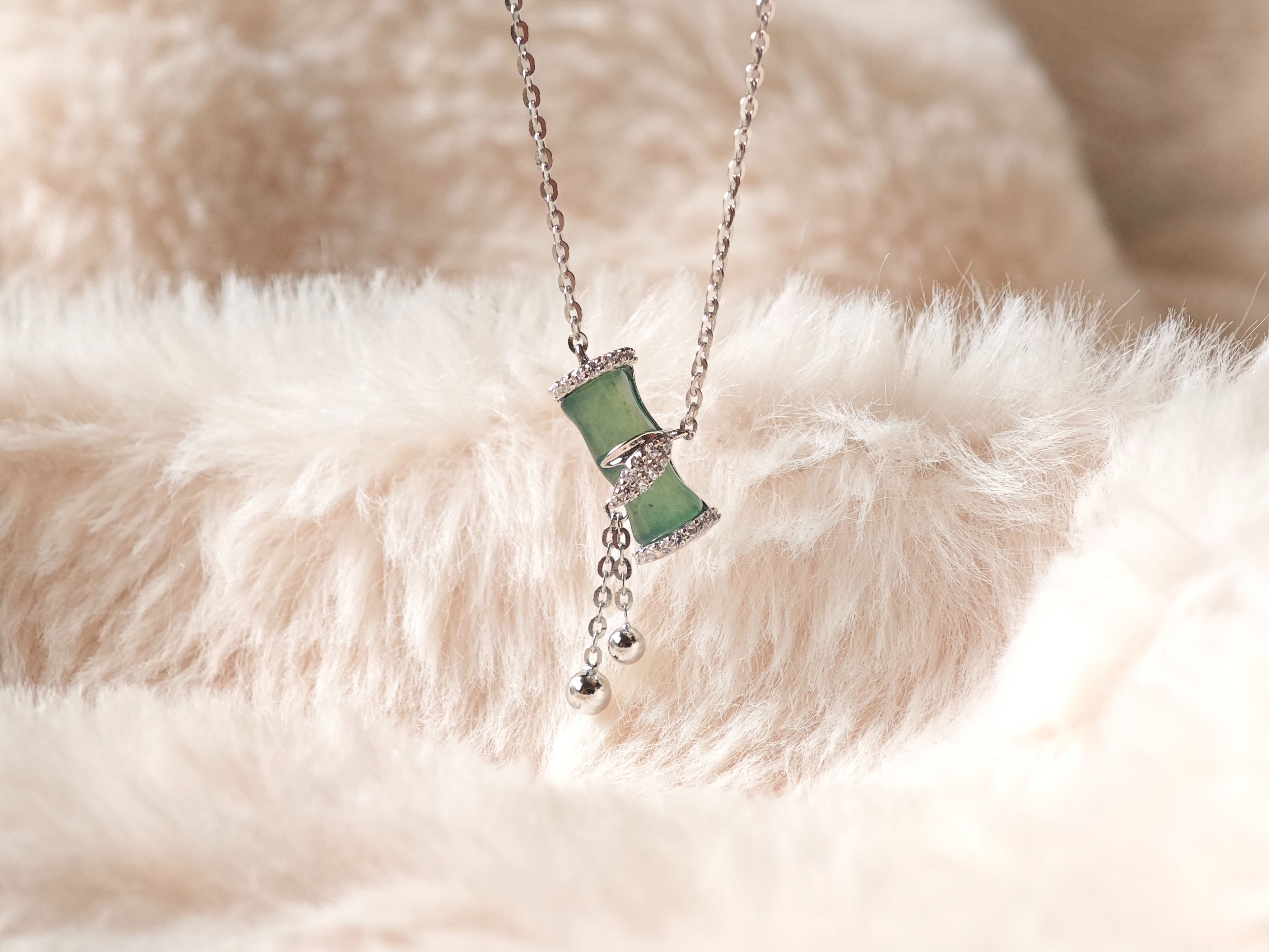 Mu•選品•朝露•天然翡翠項鍊