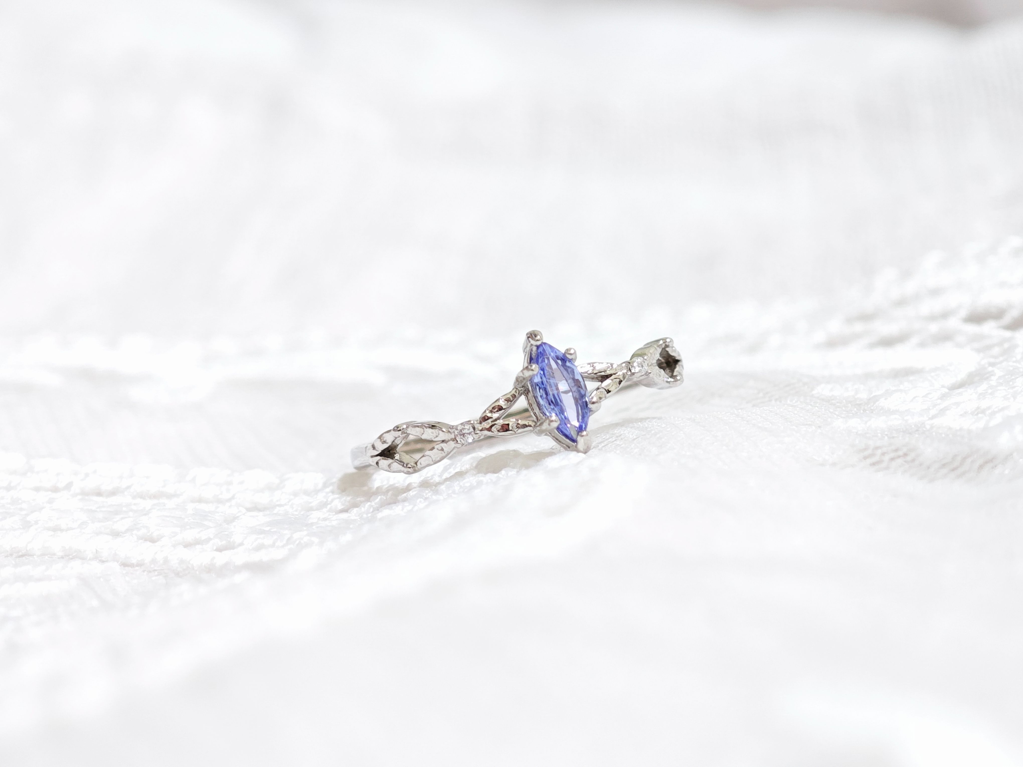 Mu•菱格眼型•丹泉•s925純銀戒指