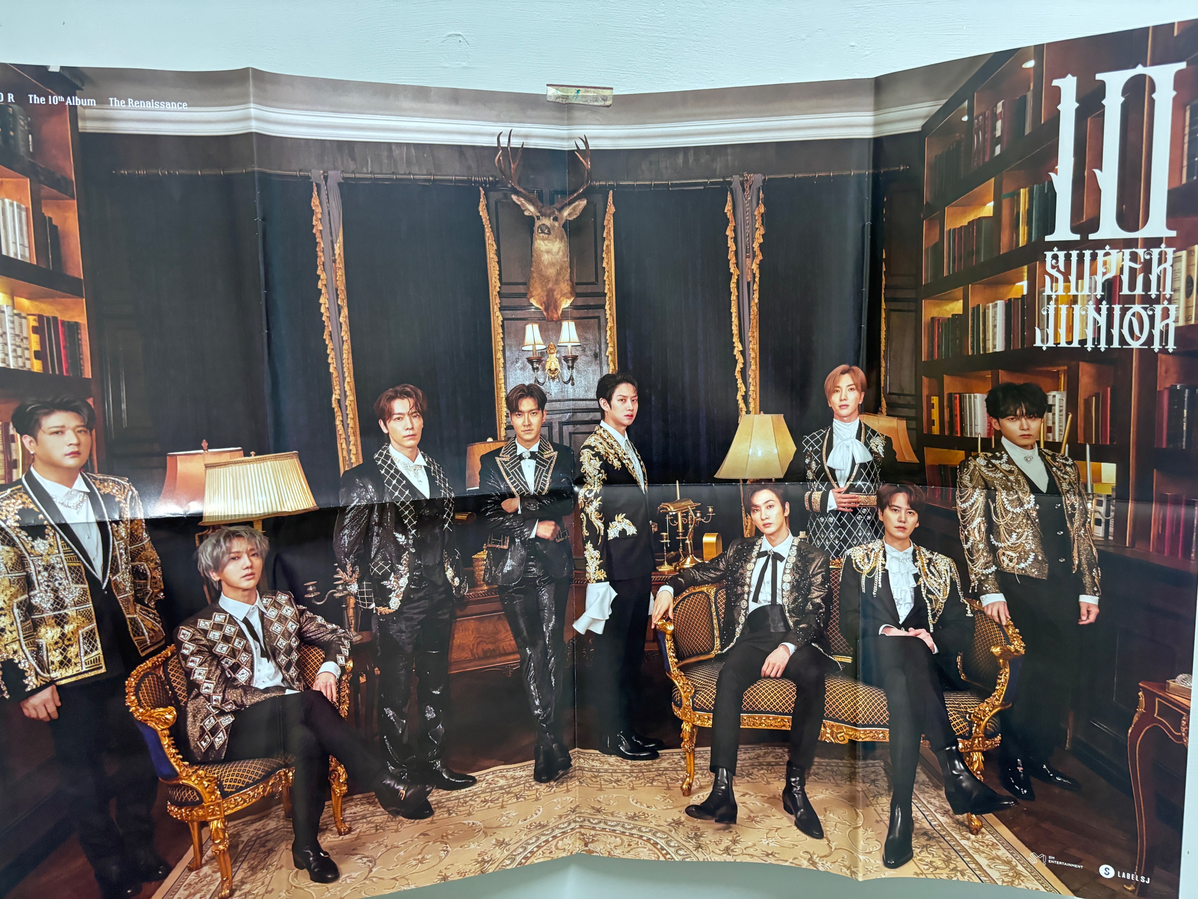 銀赫 SUJU 折疊海報