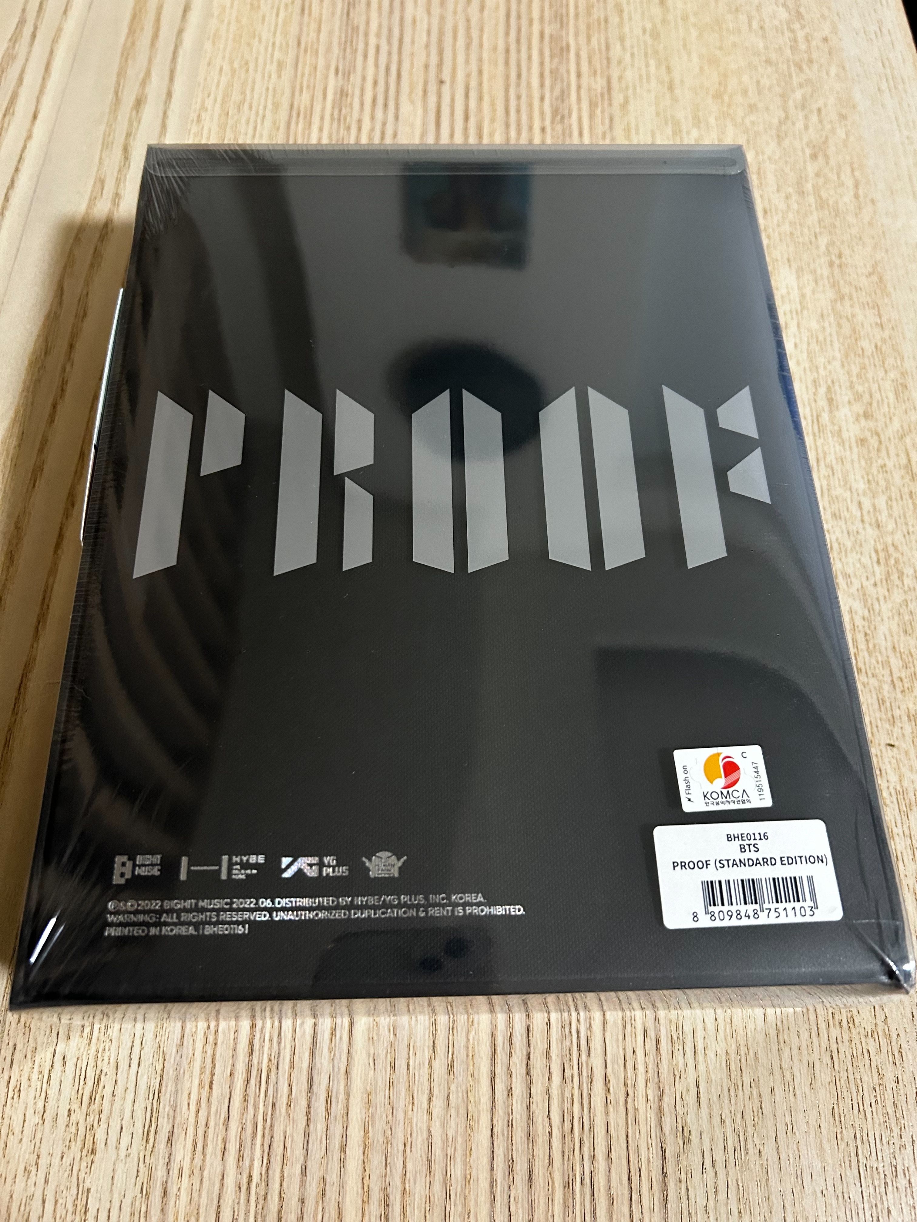 BTS - Proof （Standard Edition/3CD+4 Booklet） 全新未拆