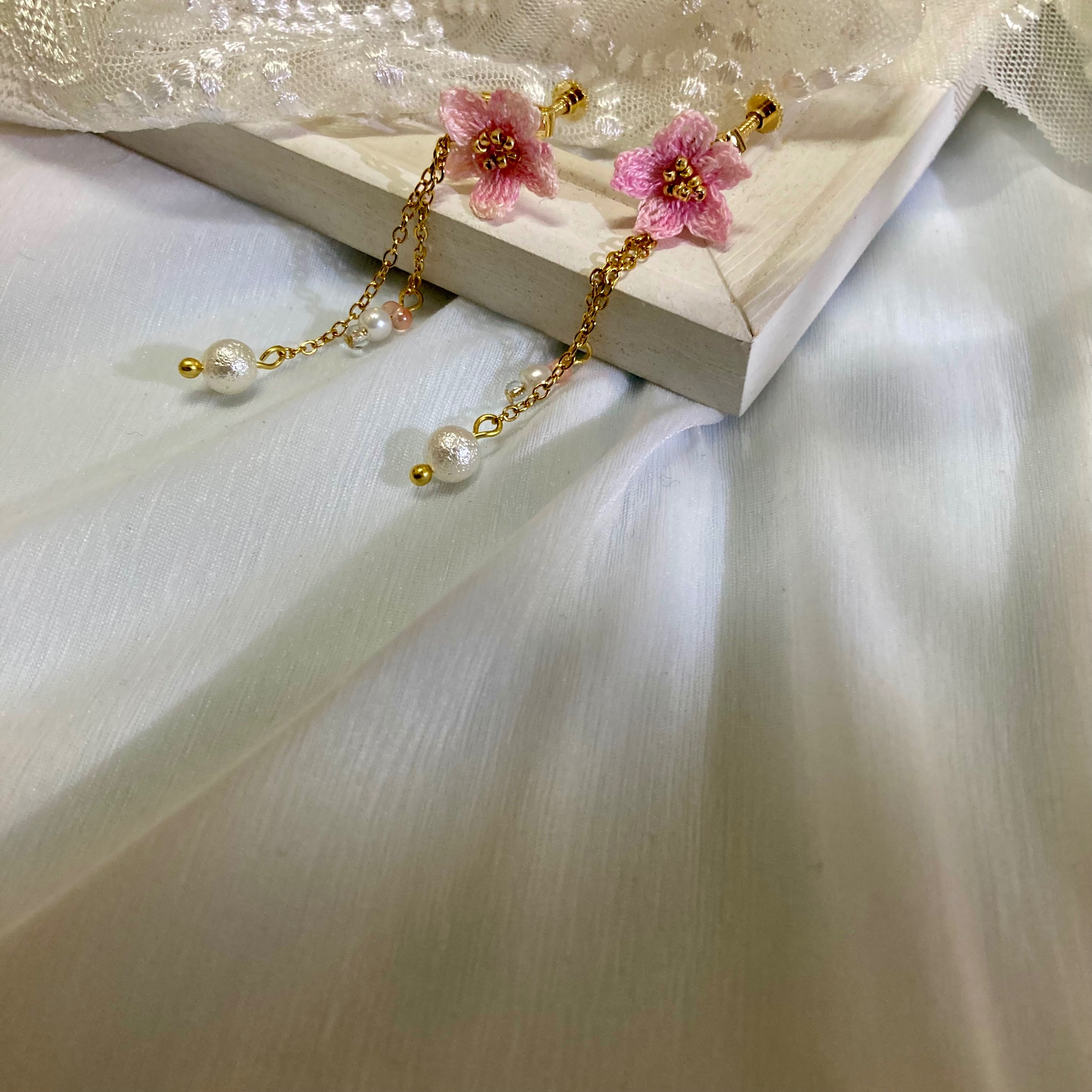 櫻花系列 耳環 手鍊 項鍊