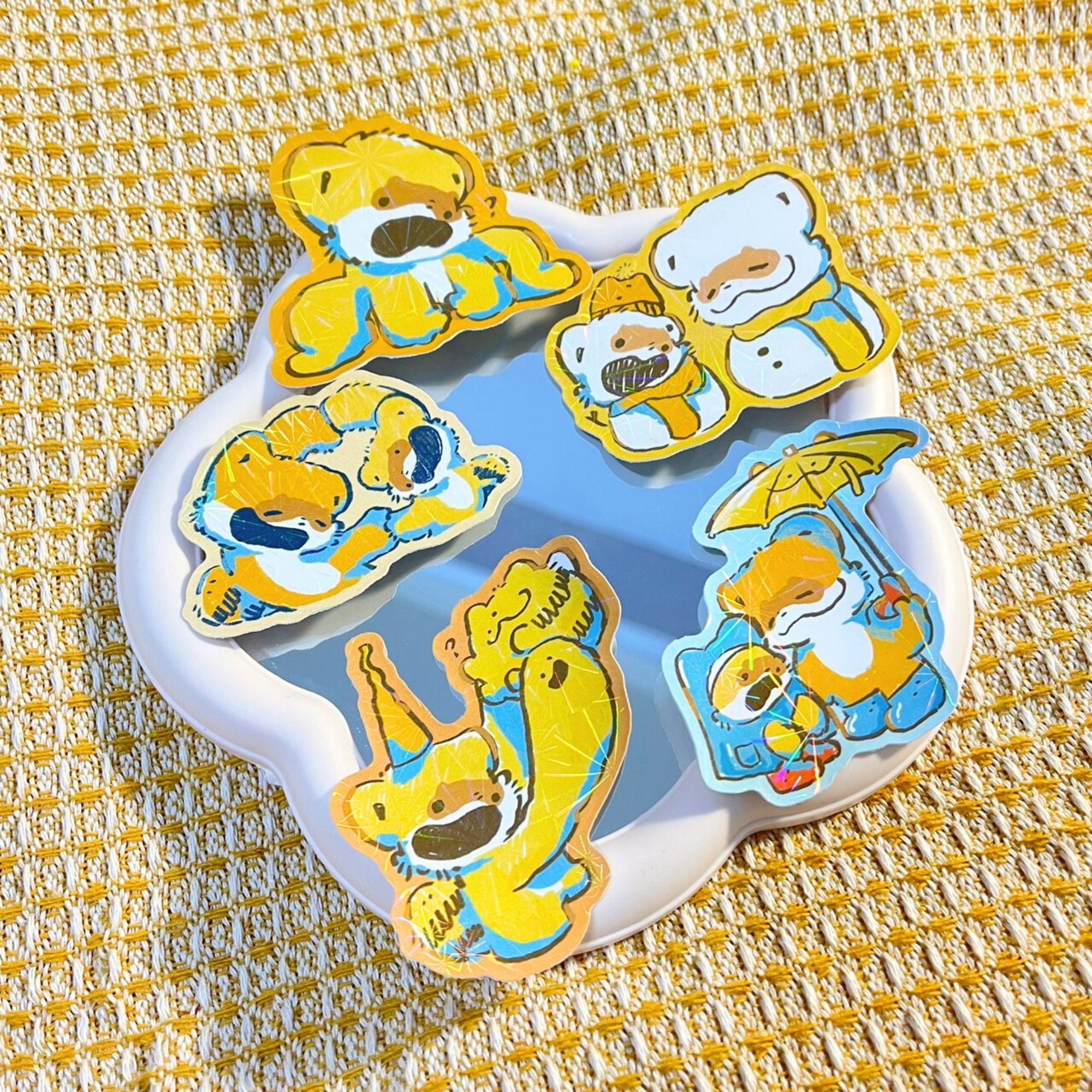 𝜗𝜚小格子|防水煙花雷射貼紙𝜗𝜚