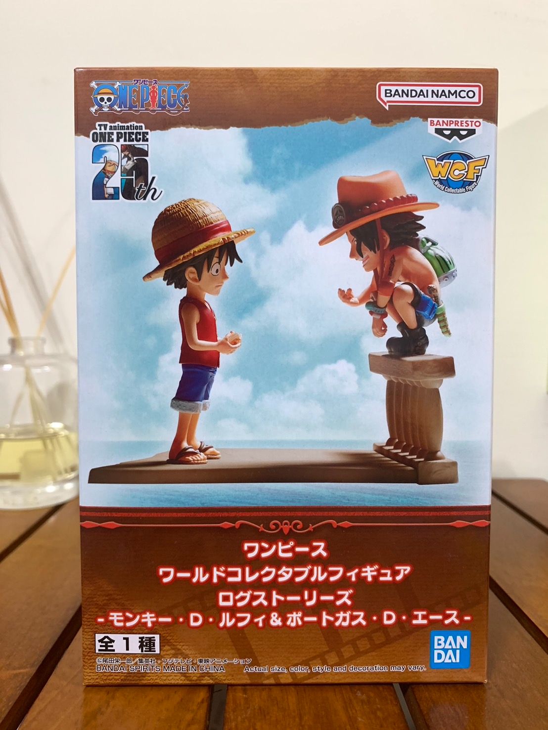 🌟大宇玩具🌟 全新 現貨 代裡版 BP 景品 WCF LOG STORIES 海賊王 魯夫 艾斯 生命紙 場景 公仔