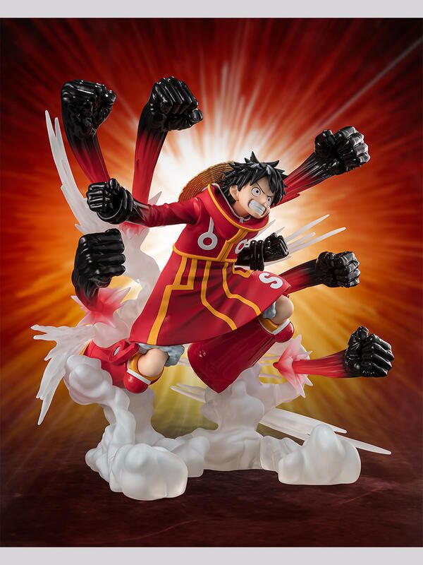 【大宇玩具】 代理版 Figuarts ZERO 超激戰 航海王 超激戰 蒙其·D·魯夫 伸縮自如的橡膠鷹槍亂打