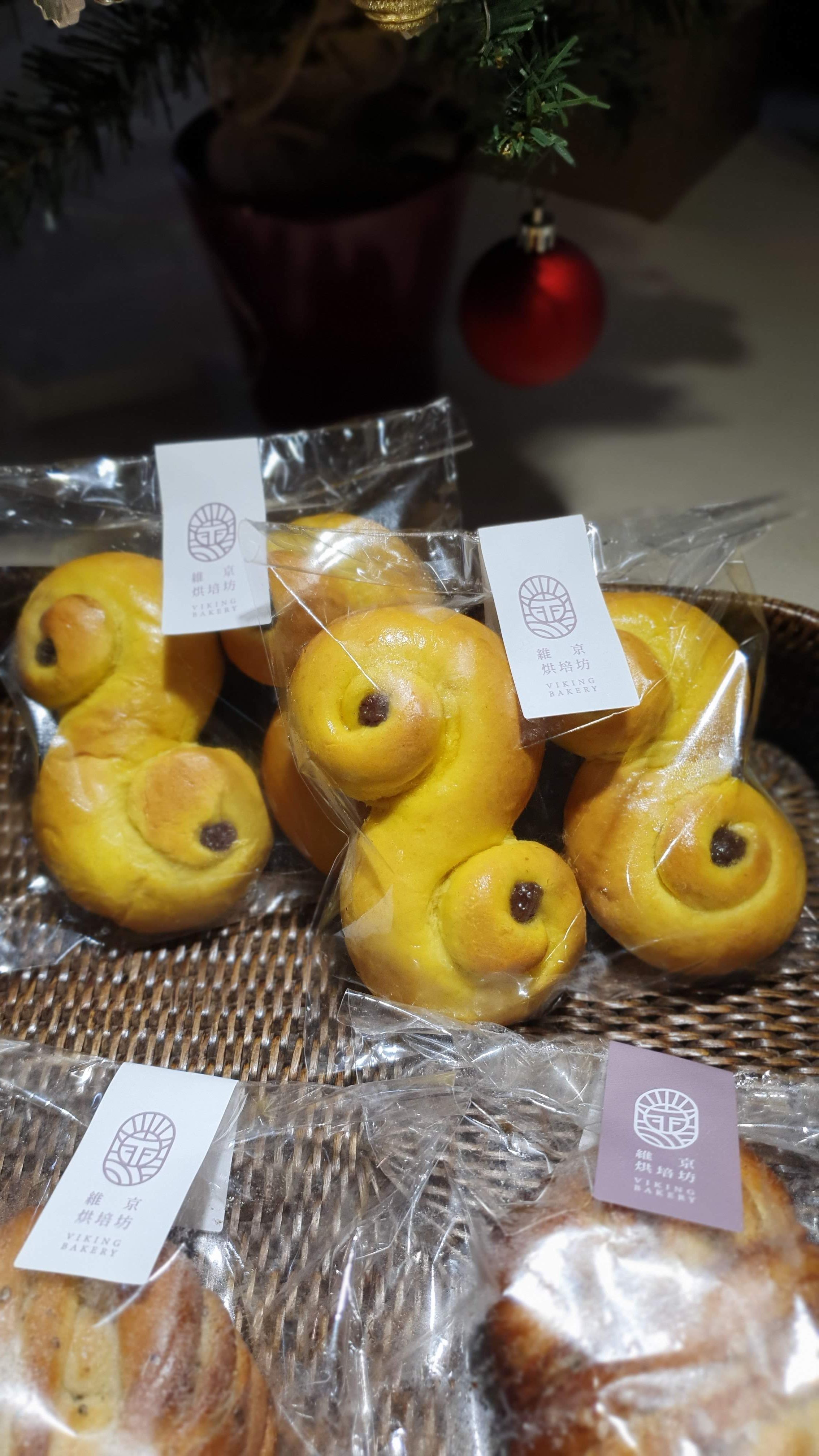 ∮ 聖誕節、新年限定 ∮番紅花系列麵包 薑餅人餅乾