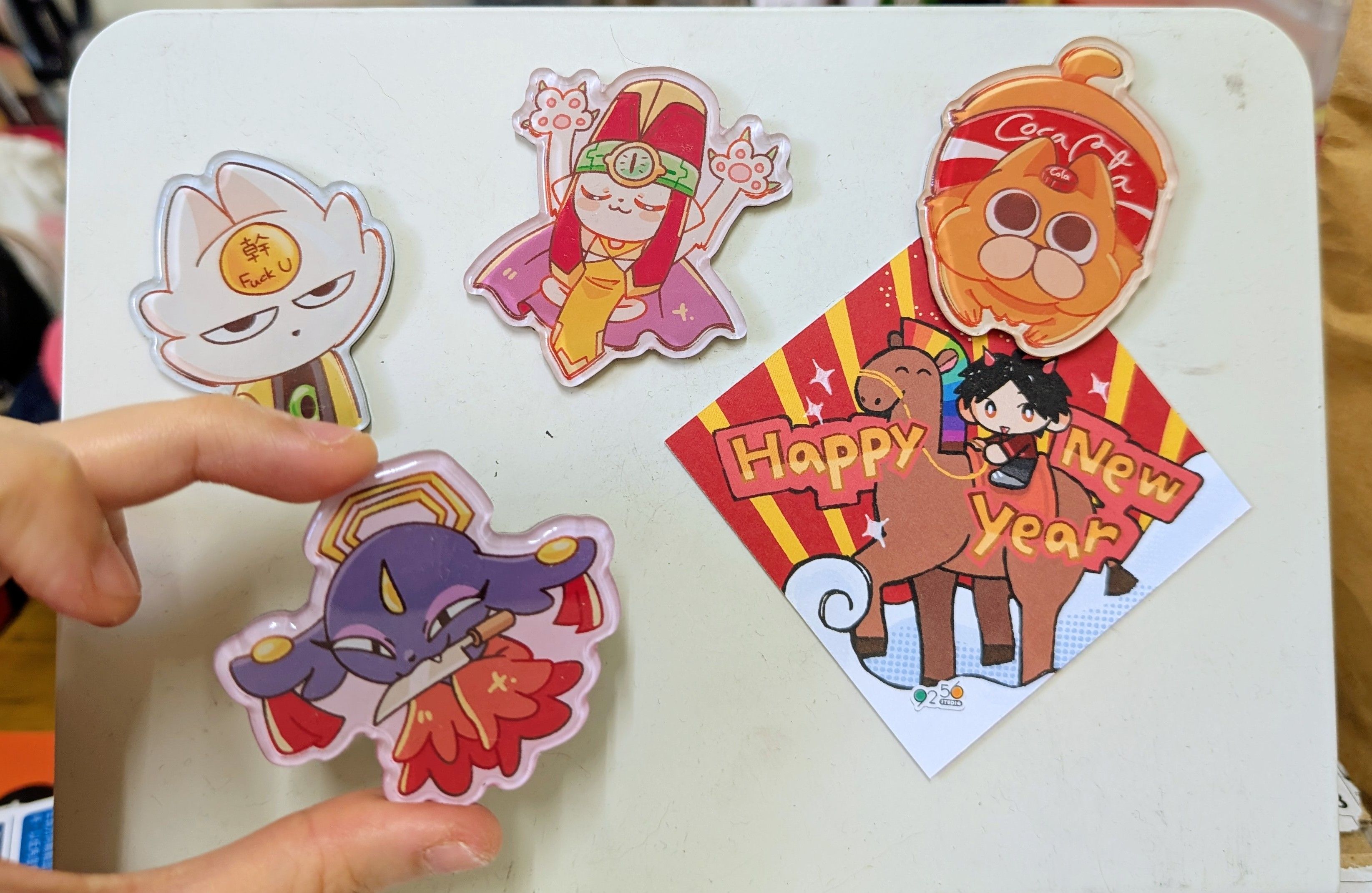 九日冰箱磁鐵-場前預購