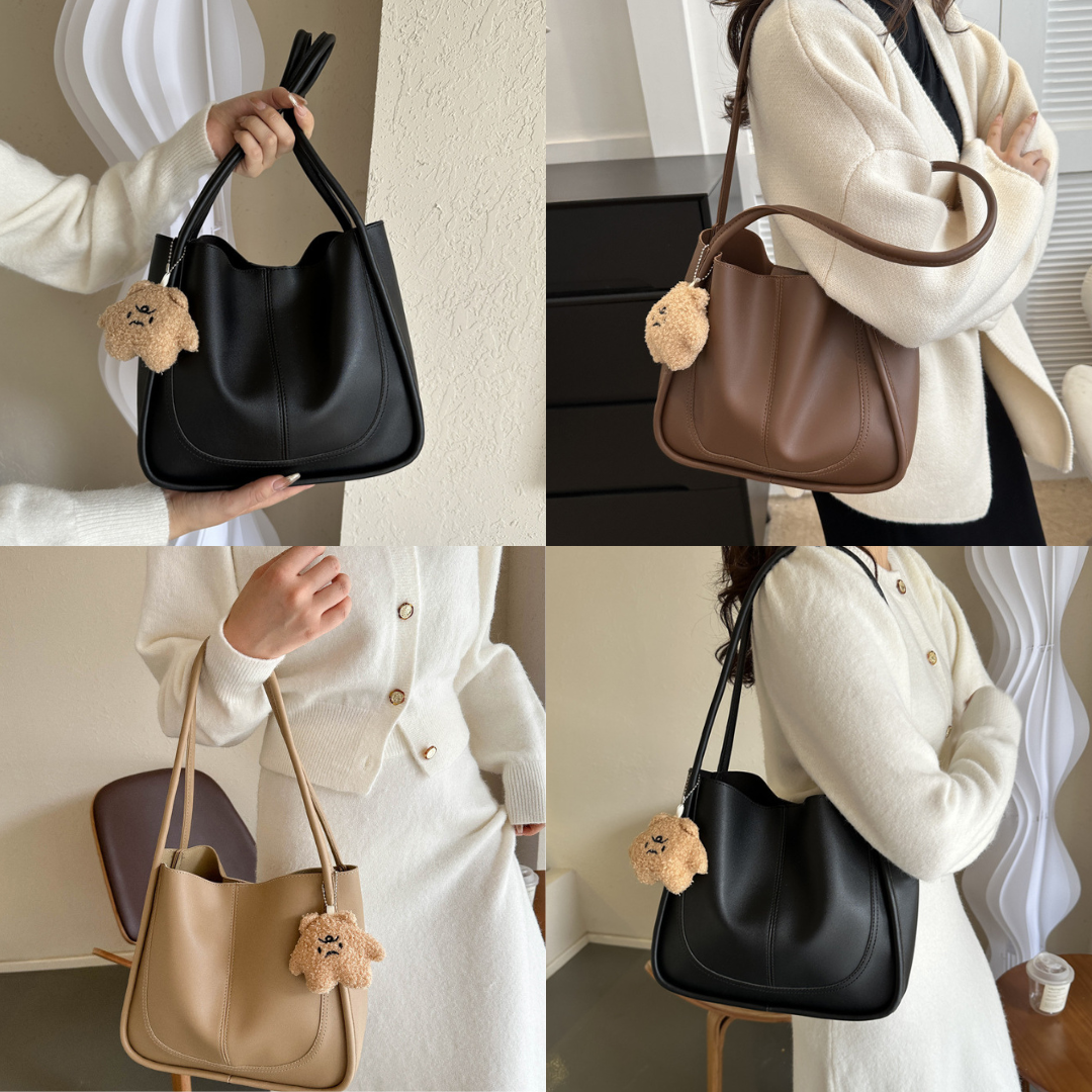 Autun | 「預購」B-06 韓系 復古 單肩托特包