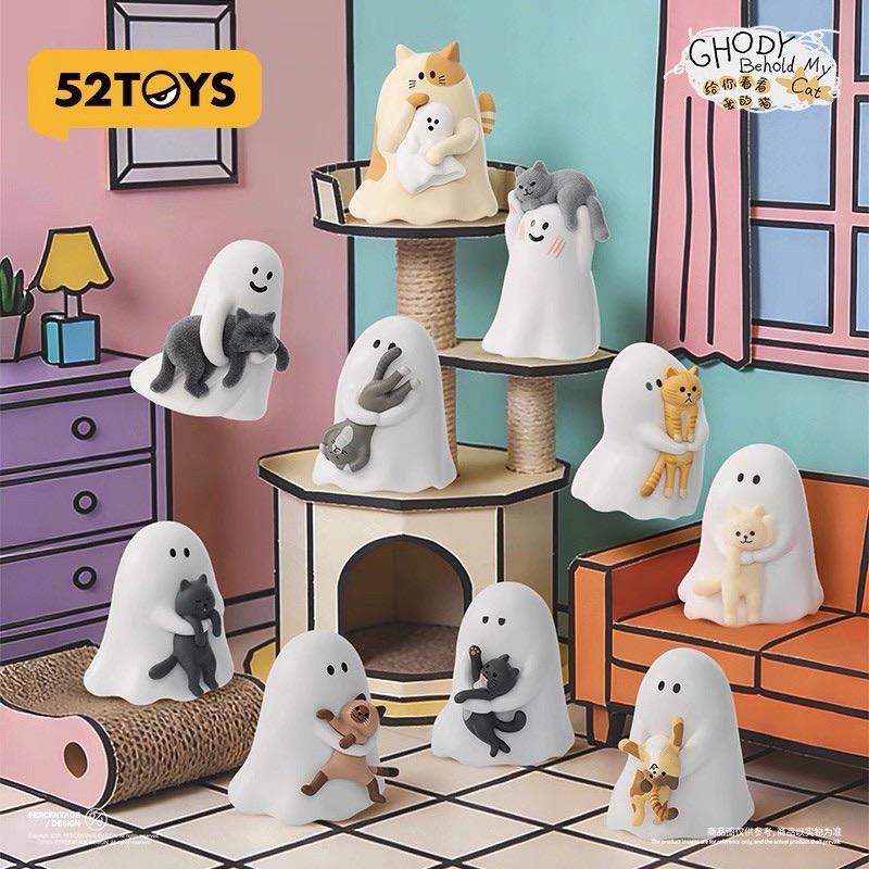 52toys小幽靈給你看看我的貓（全套9款）