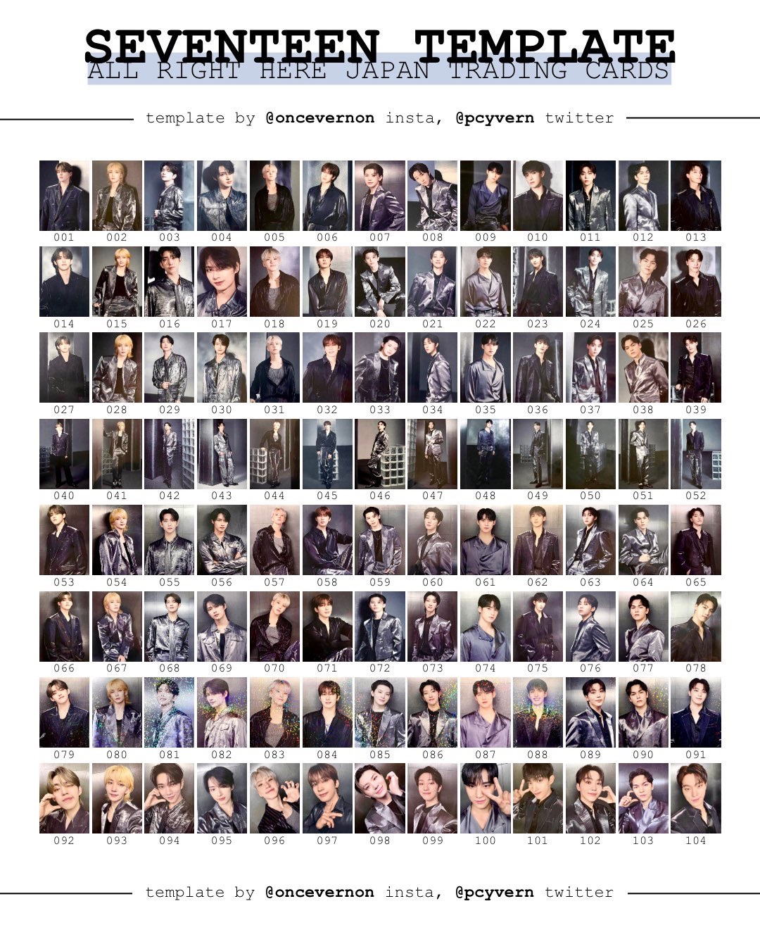 2024 RIGHT HERE 日巡 隨機卡