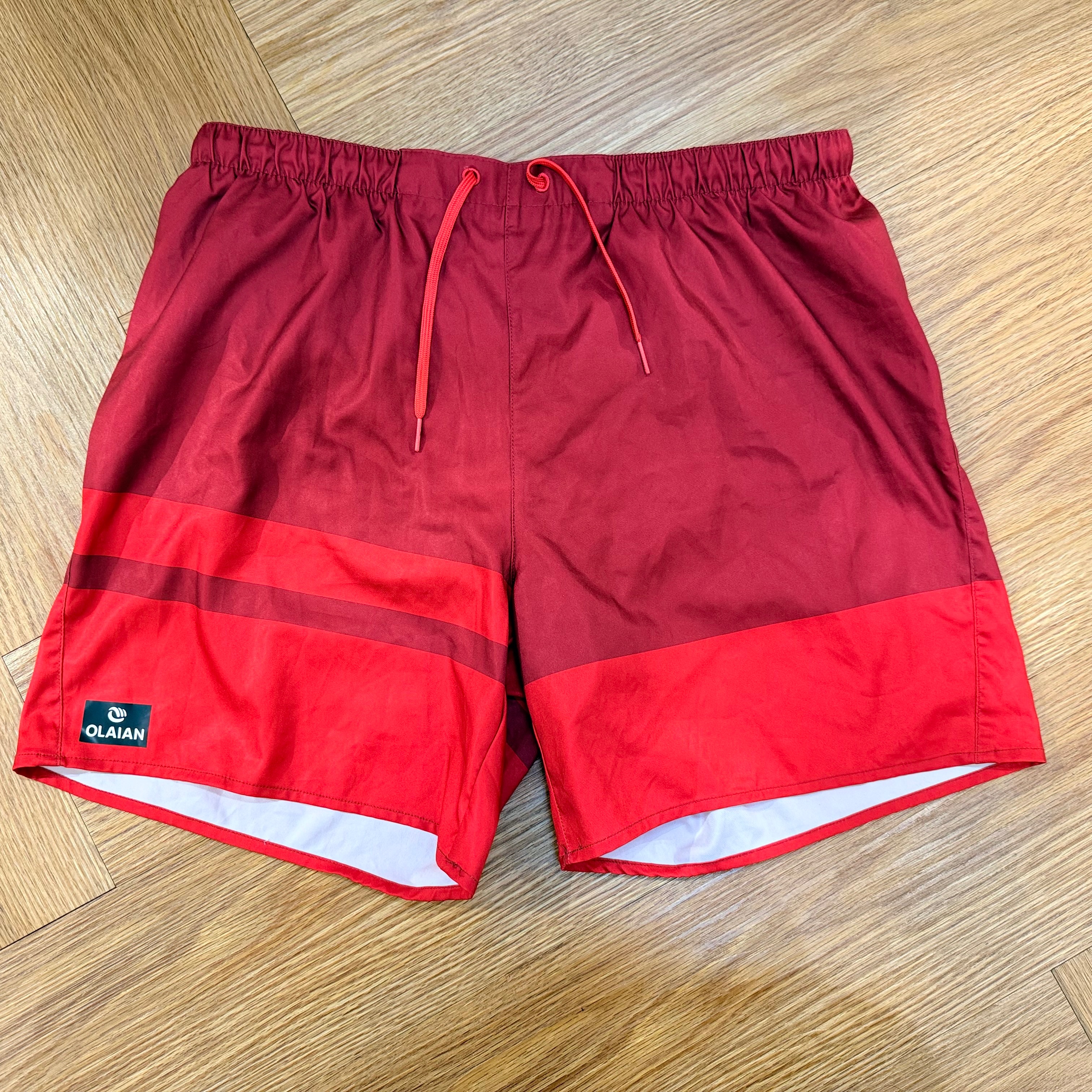 OLAIAN 衝浪短褲 L號 紅色