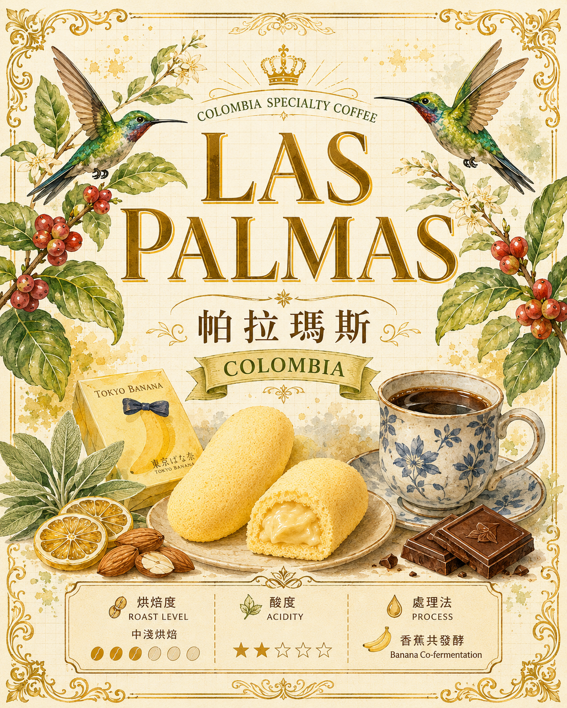 ☕️ 哥倫比亞 帕拉馬斯 香蕉