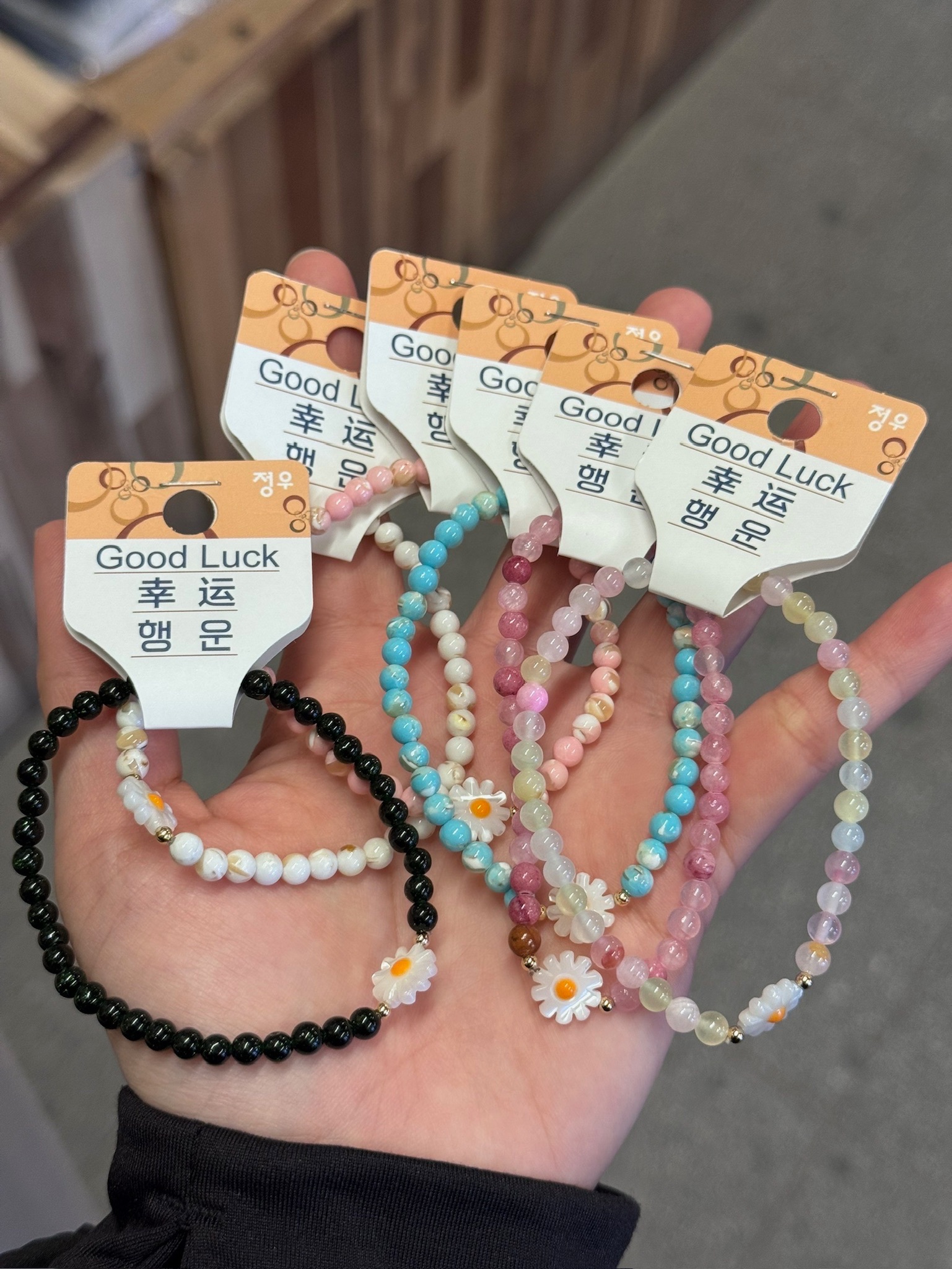 新品✨ 圓珠幸運雛菊/6色