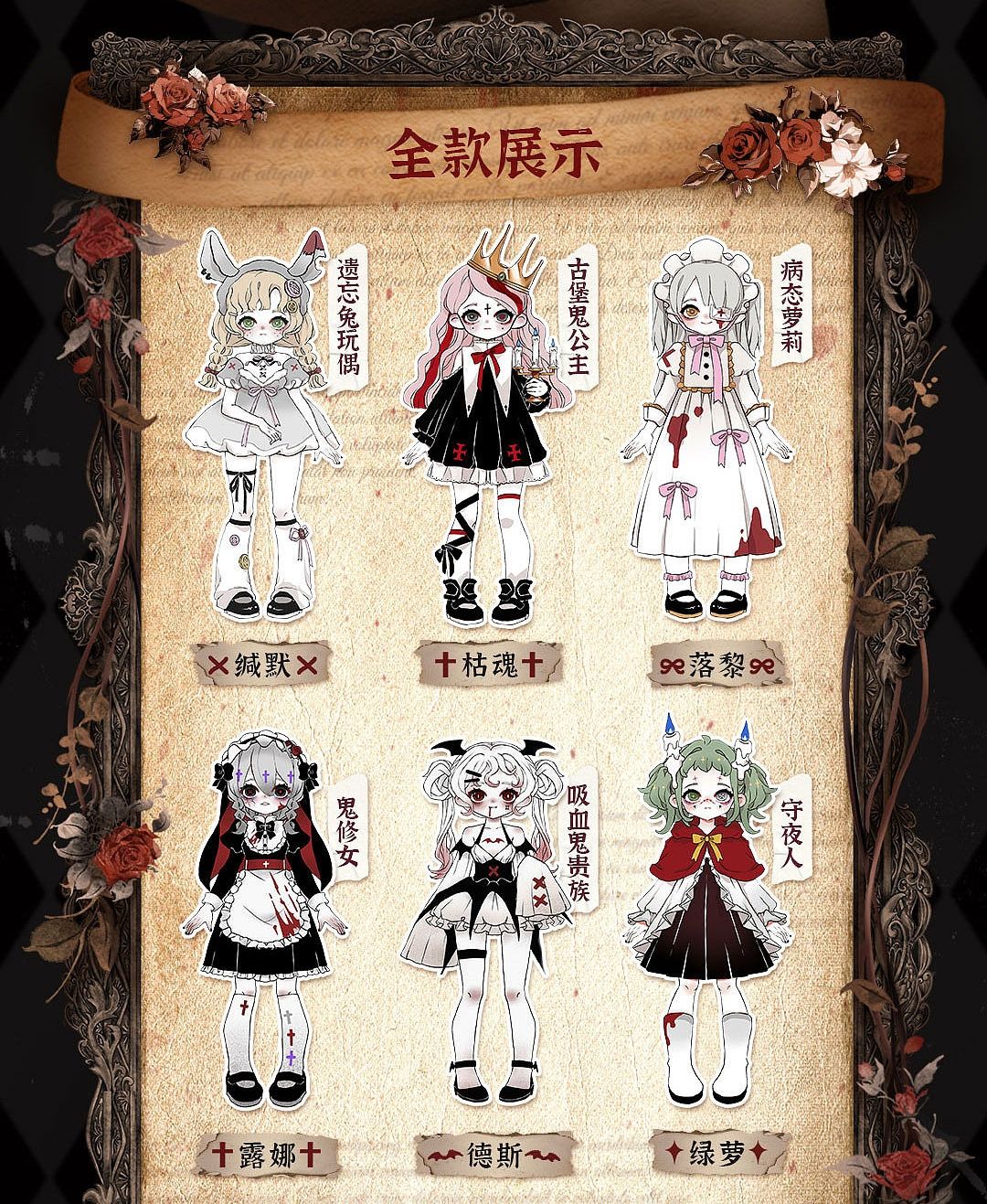 【喵汪小舖】【拚團尾款】玩樂尋潮／Nyssa妮撒怪誕夢魘／12分／BJD