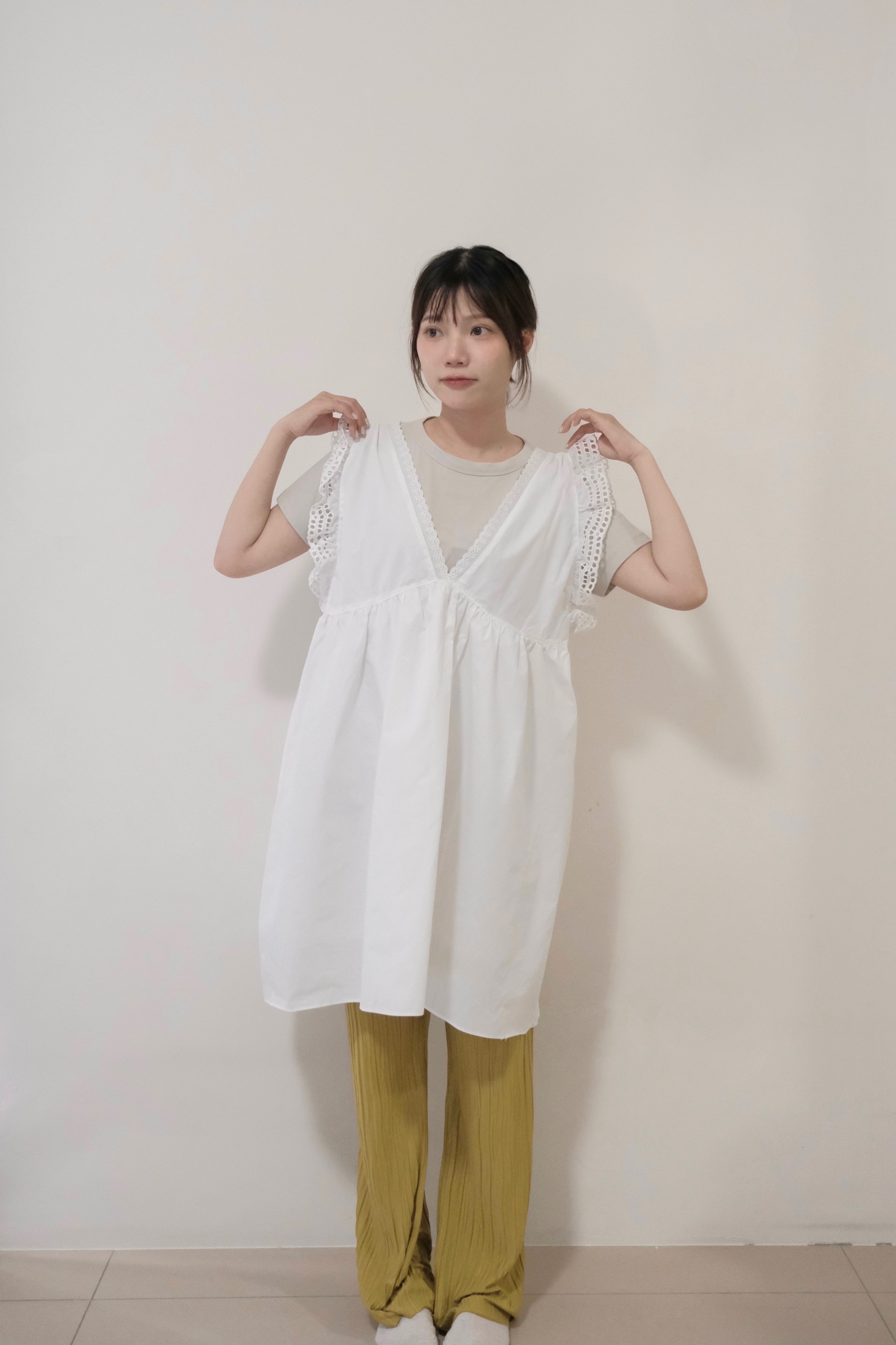 [Sale］ 日系蕾絲背心洋裝