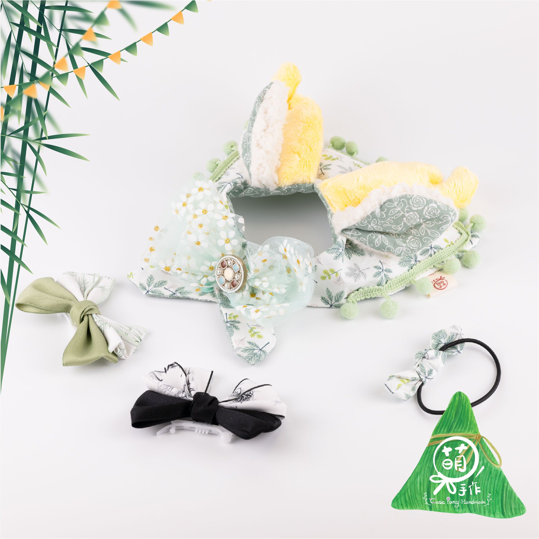 萌糖手作｜龍舟萌勇士の披風 披風 寵物領巾 狗狗領巾 貓咪領巾狗狗脖圍 貓咪脖圍 寵物項圈 貓咪項圈 狗狗項圈