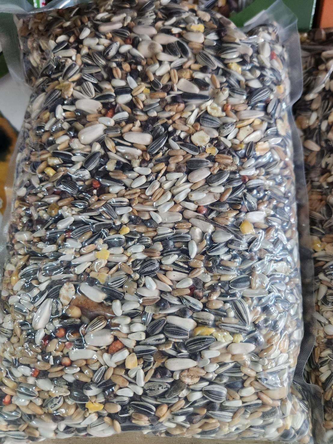 鵡動飼界~中型鸚鵡帶殼營養飼料1kg裝/包~適合塞內、和尚、月輪、凱克、玄鳳等中型鳥類