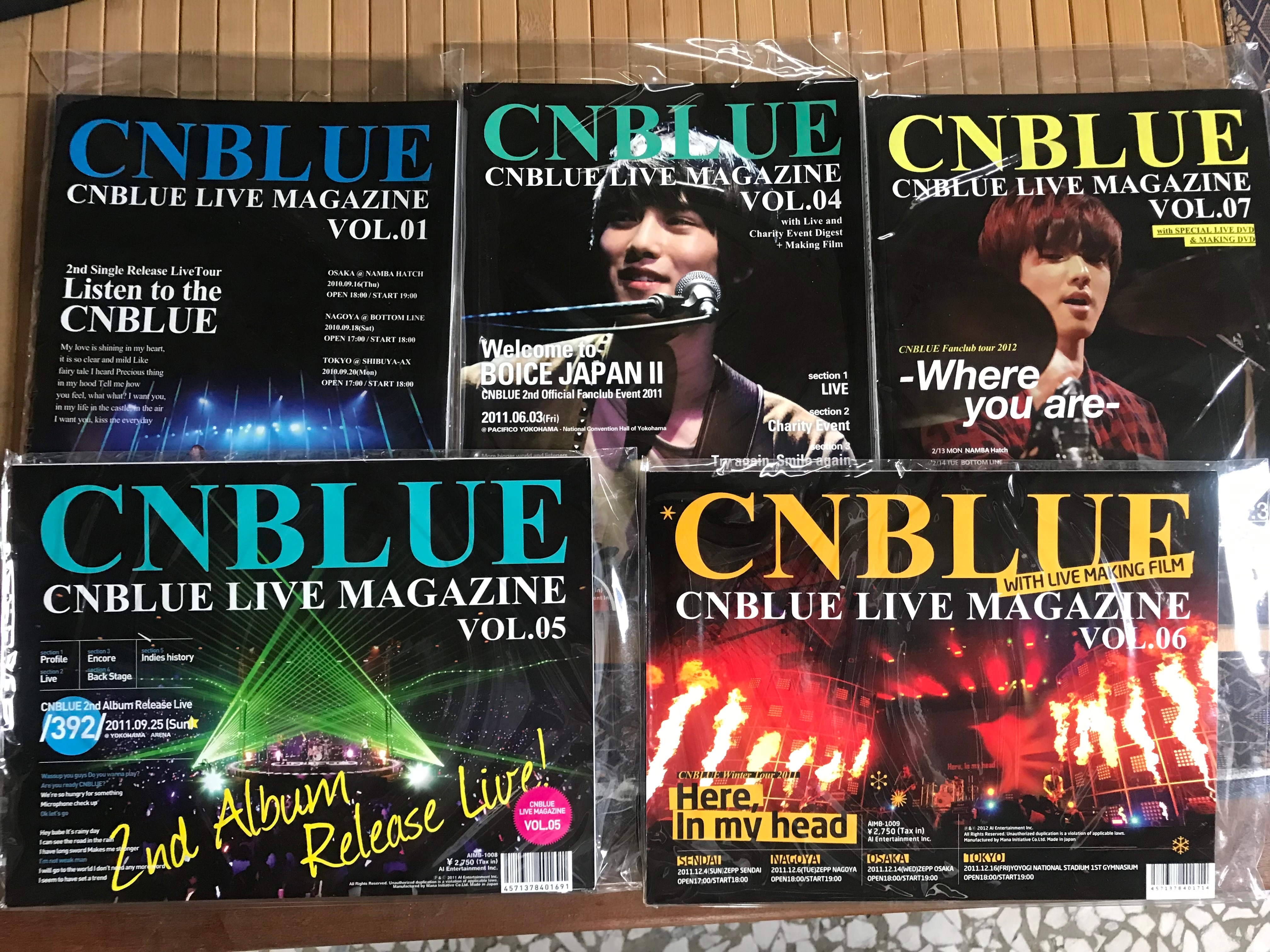 CNBLUE LIVE MAGAZINE
