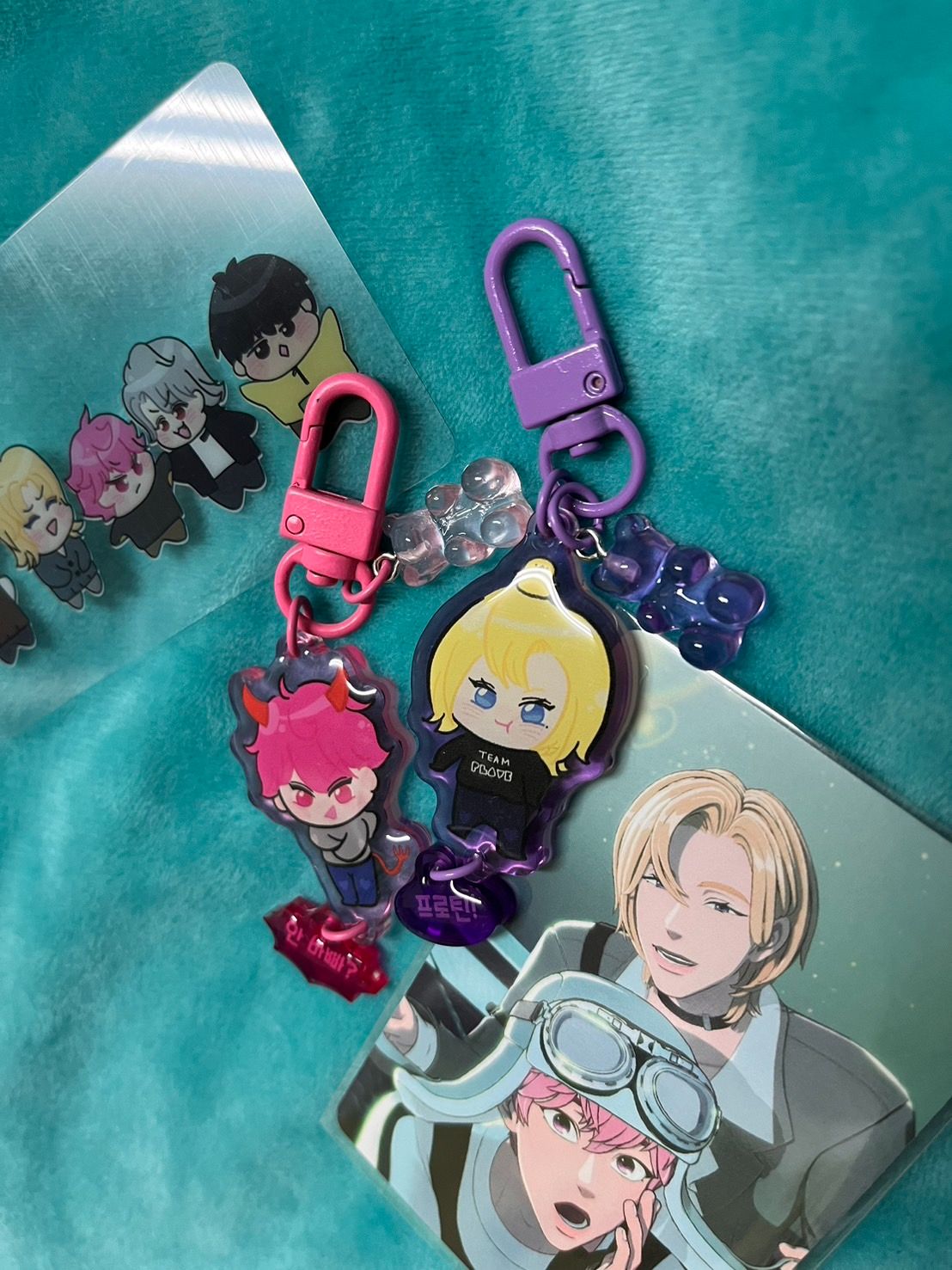 名台詞滴膠吊飾