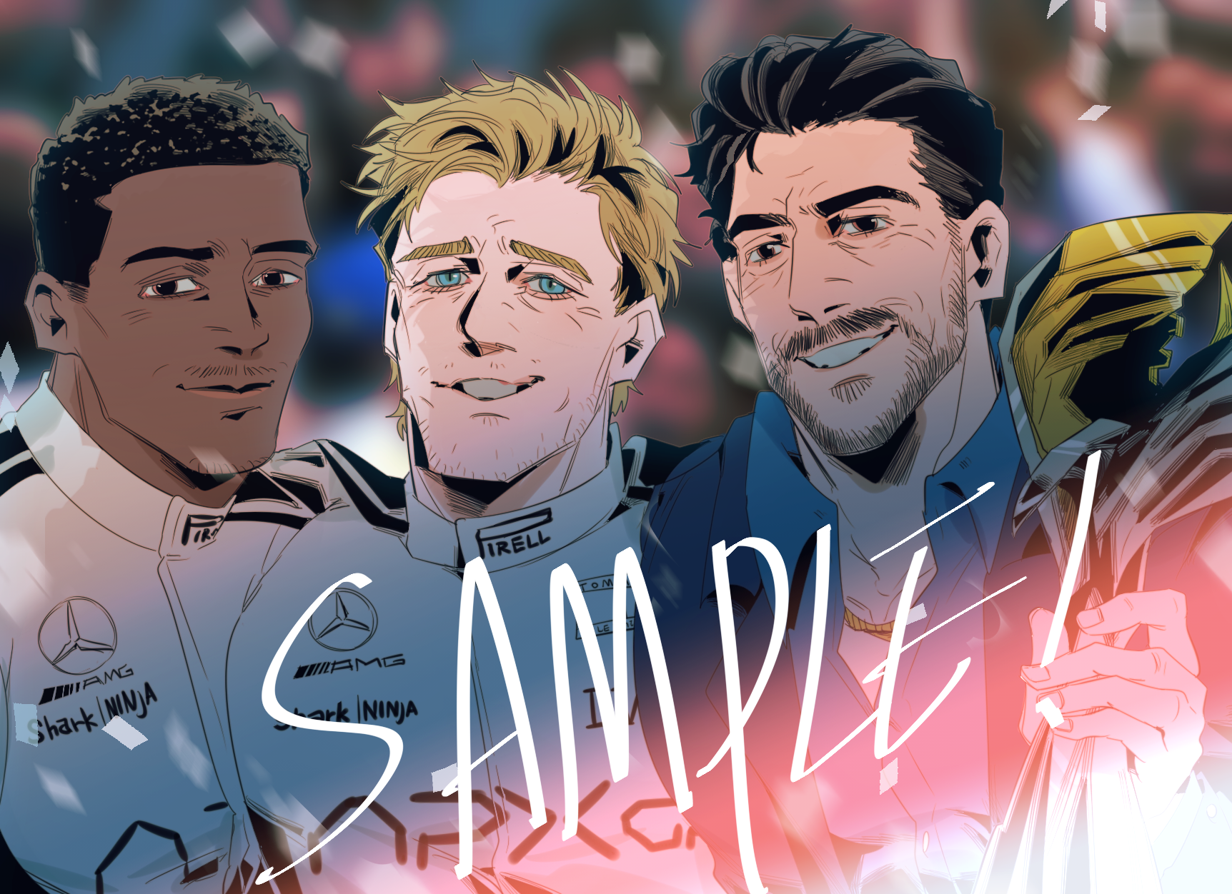 F1電影版明信片