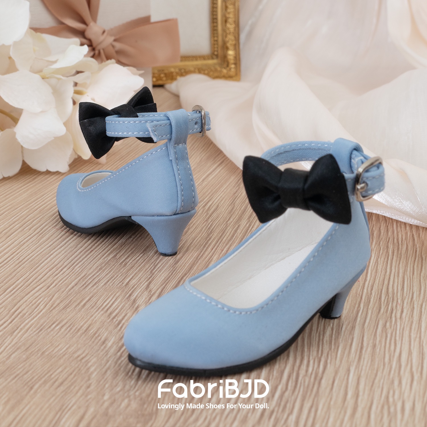 S35-低跟瑪莉珍包鞋：蝴蝶結可拆卸