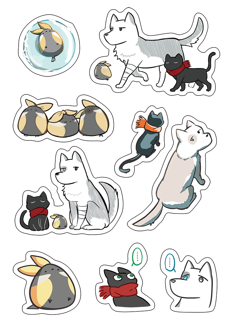 【2026新品】小動物透明貼紙