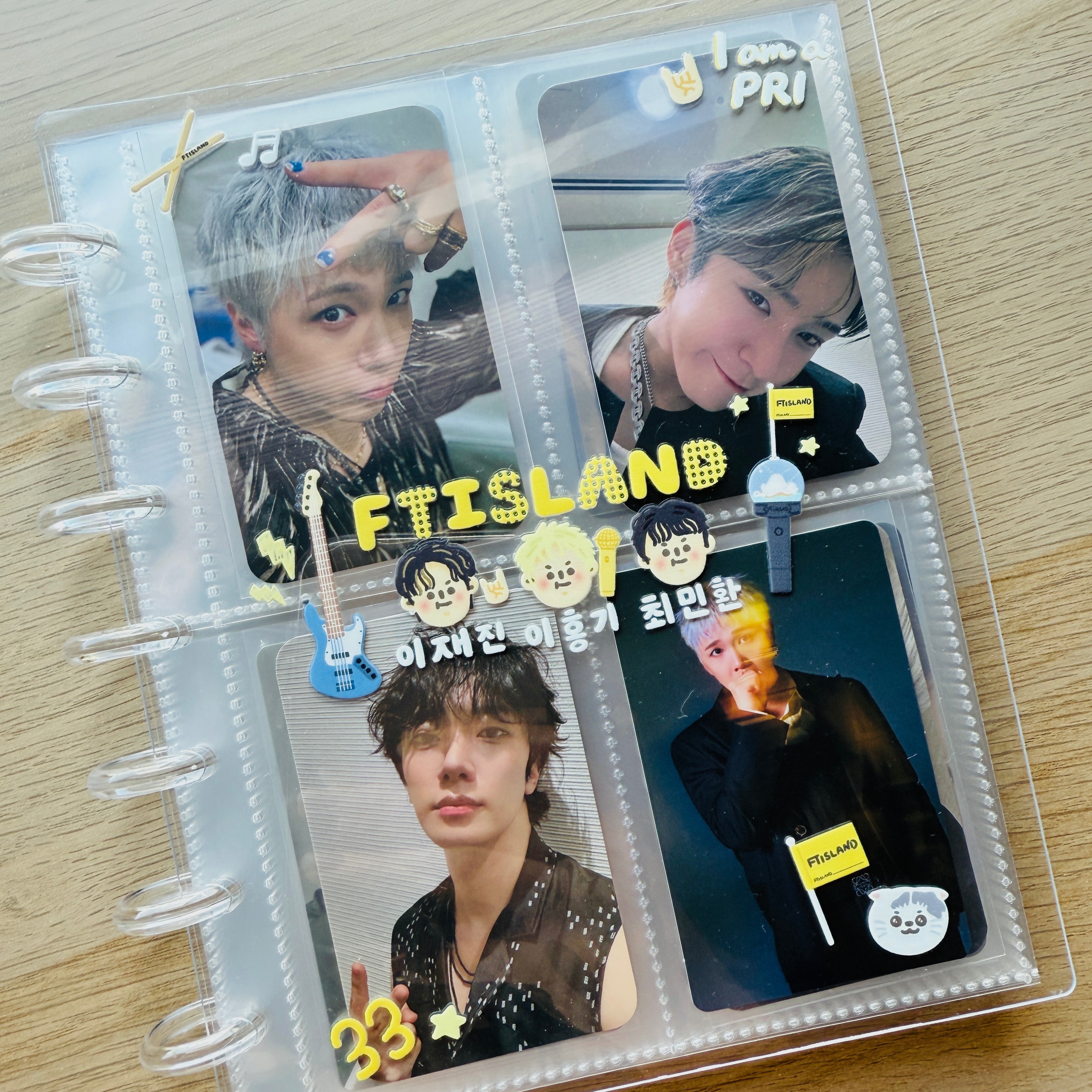 《 預購｜蘑菇扣追星卡冊-轉印貼＆字母貼+卡冊+內頁20張》