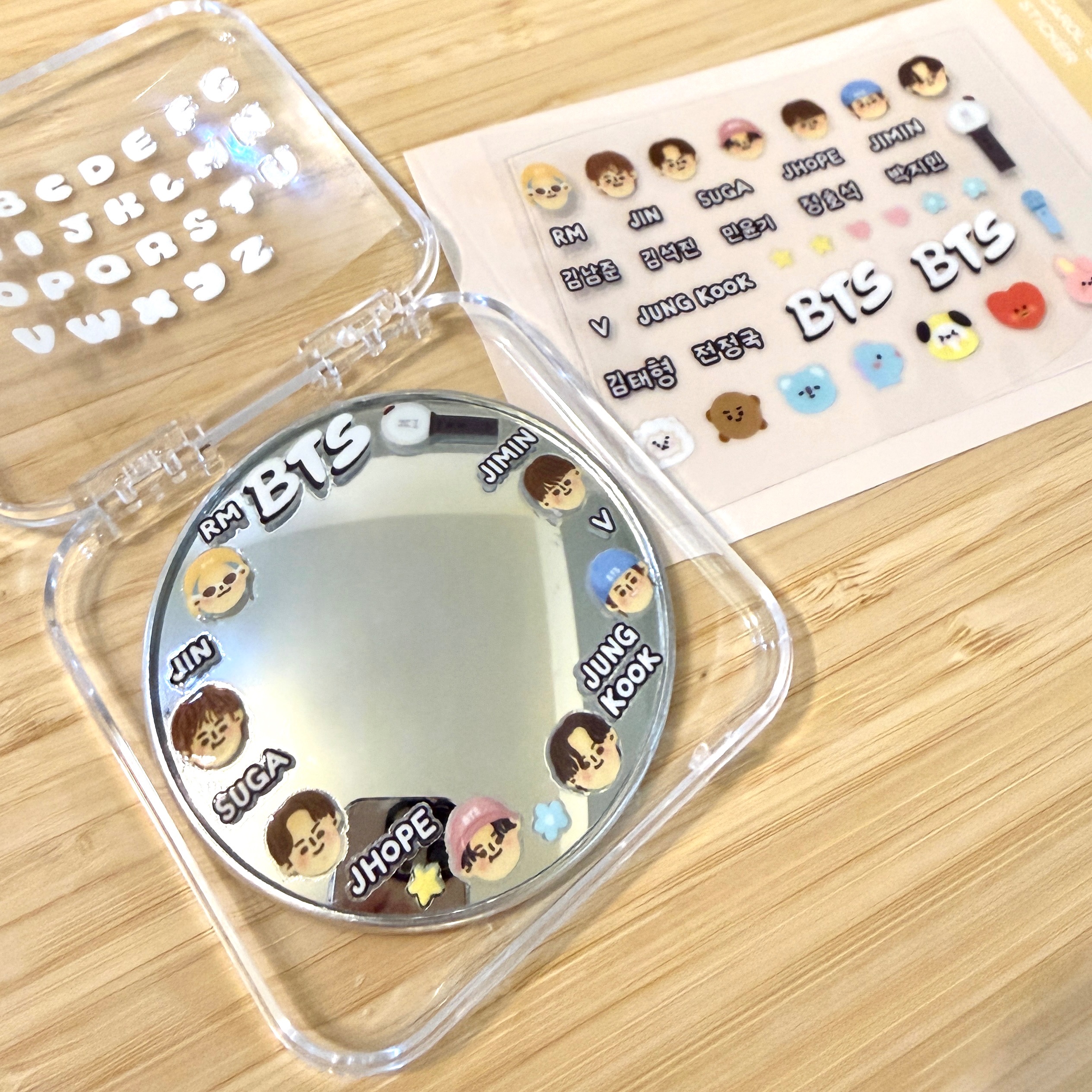 《追星人必備-凸面鏡+轉印貼》