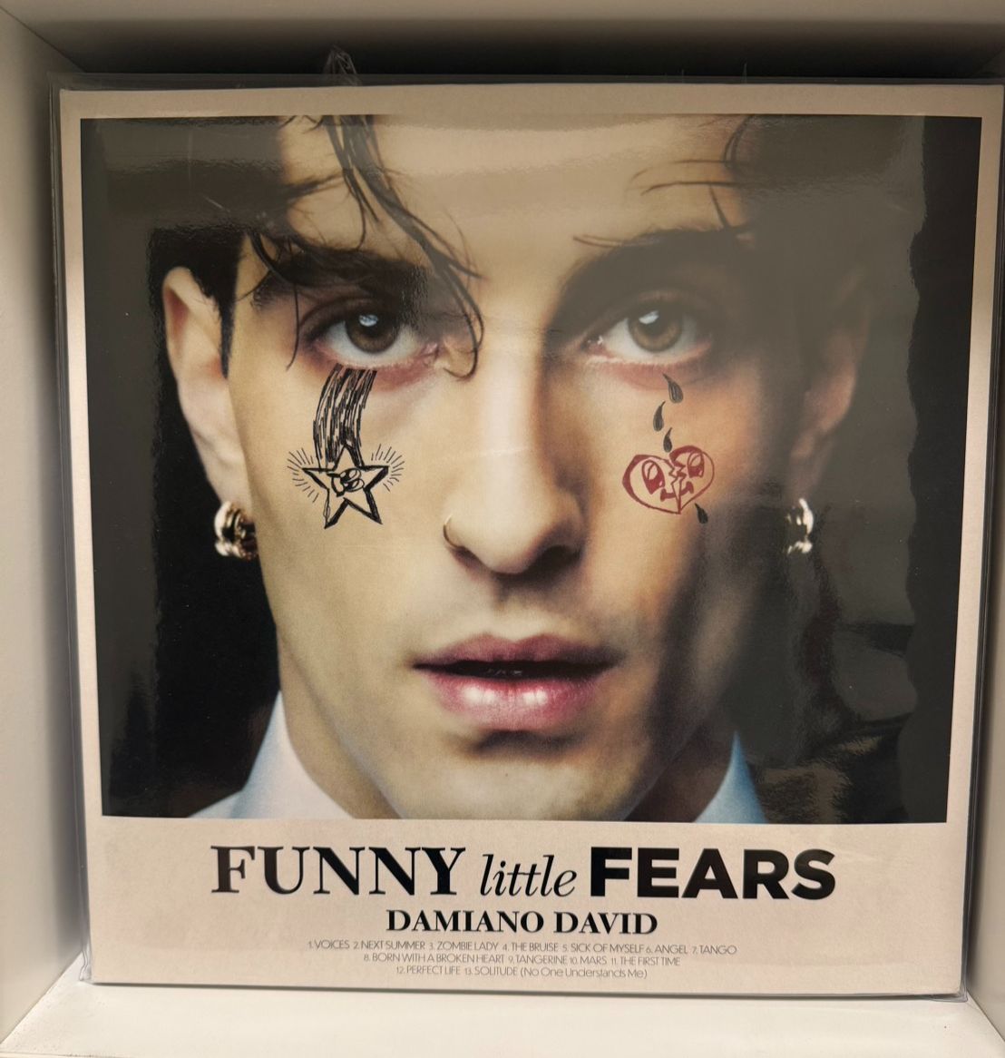 【二手拆封未上機】Domiano David - FUNNY little FEARS 簽名彩膠