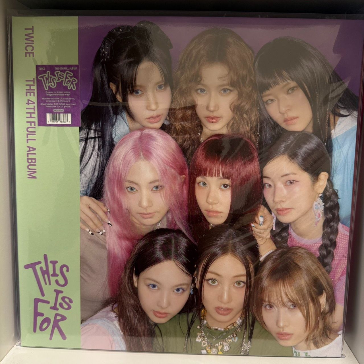 【二手拆封未上機】TWICE - THIS IS FOR （初版錯置彩膠）