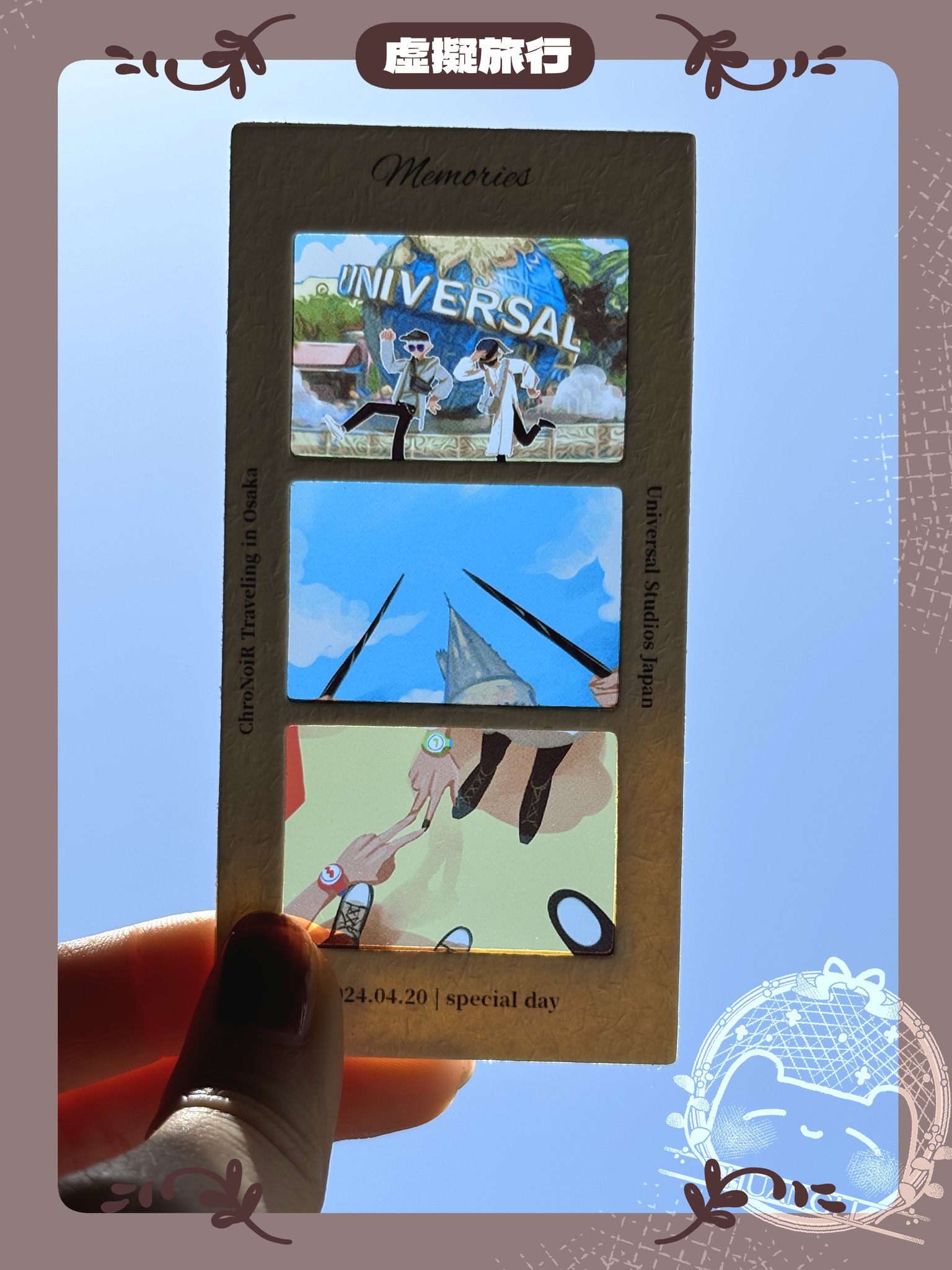 虛擬旅行三格底片