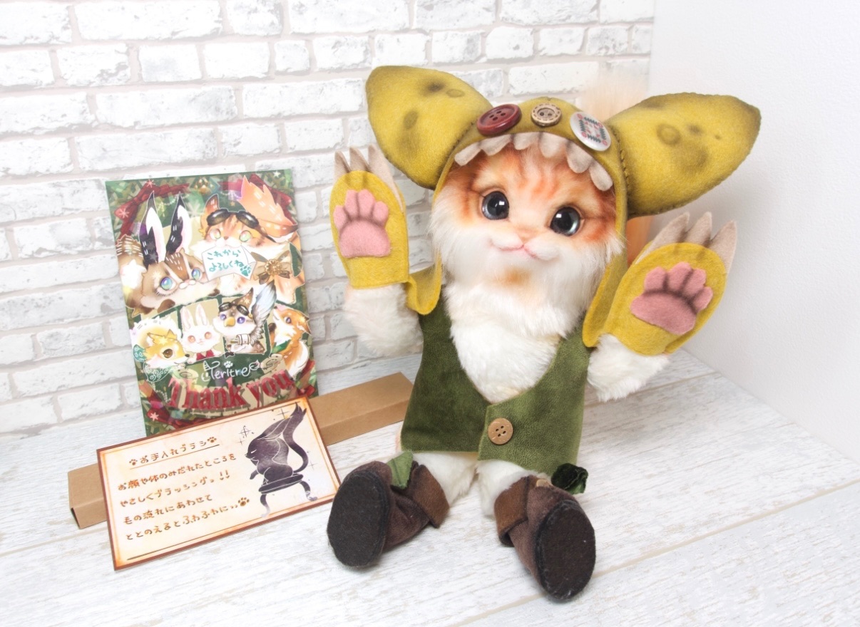 Teritre doll ケモノワール 貓獸人日本作者自製娃娃