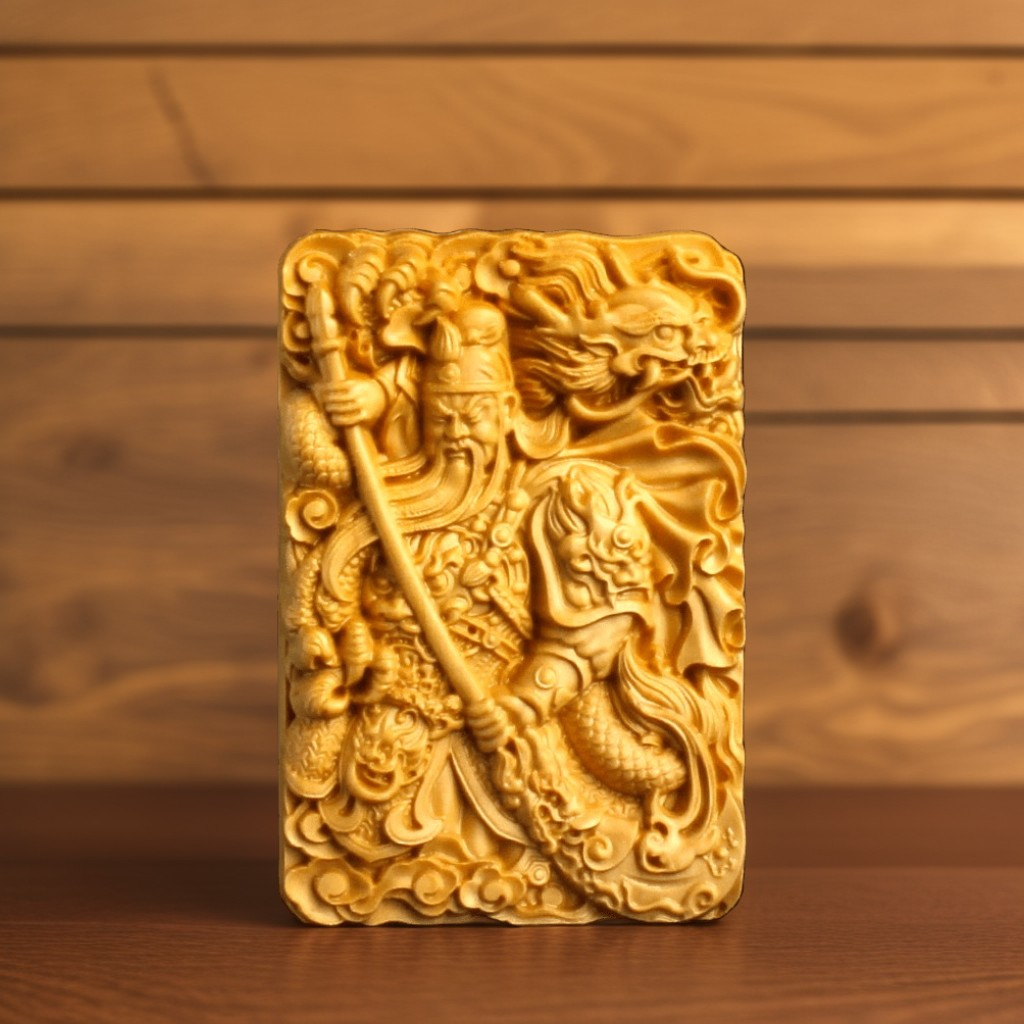 4/6黃楊木雕神牌