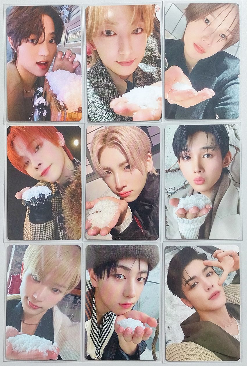 【＆TEAM官方】雪明かり 個人封面版專輯小卡 雪卡