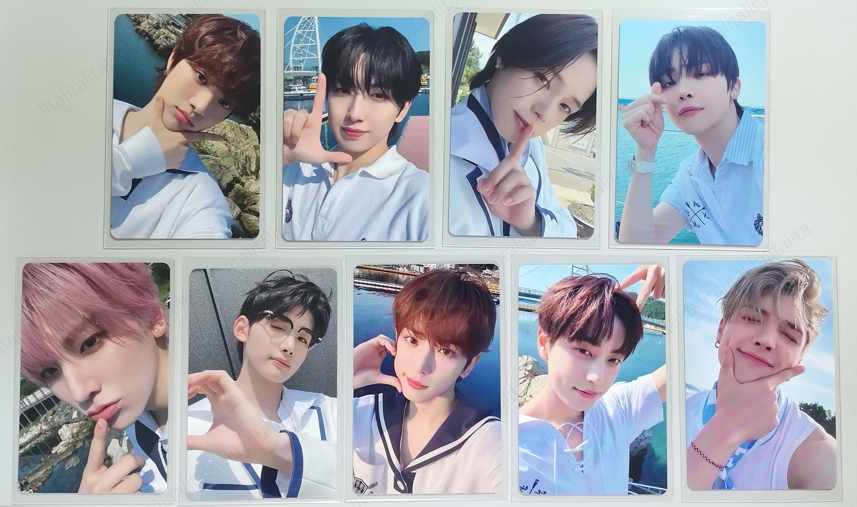 【＆TEAM官方】青嵐 個人封面版專輯小卡C