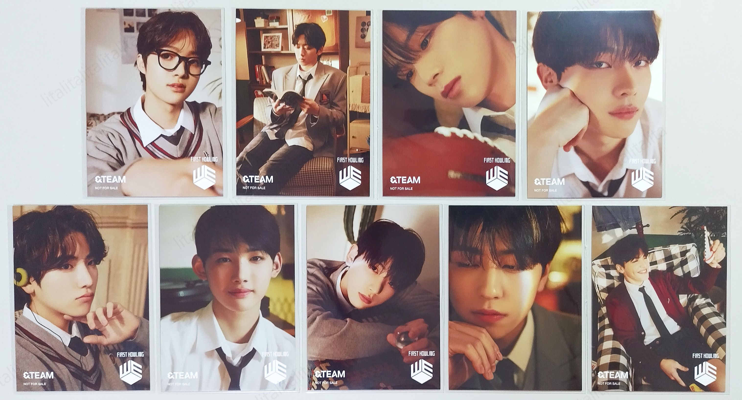 【＆TEAM官方】First Howling : WE 日本淘兒唱片幸運卡