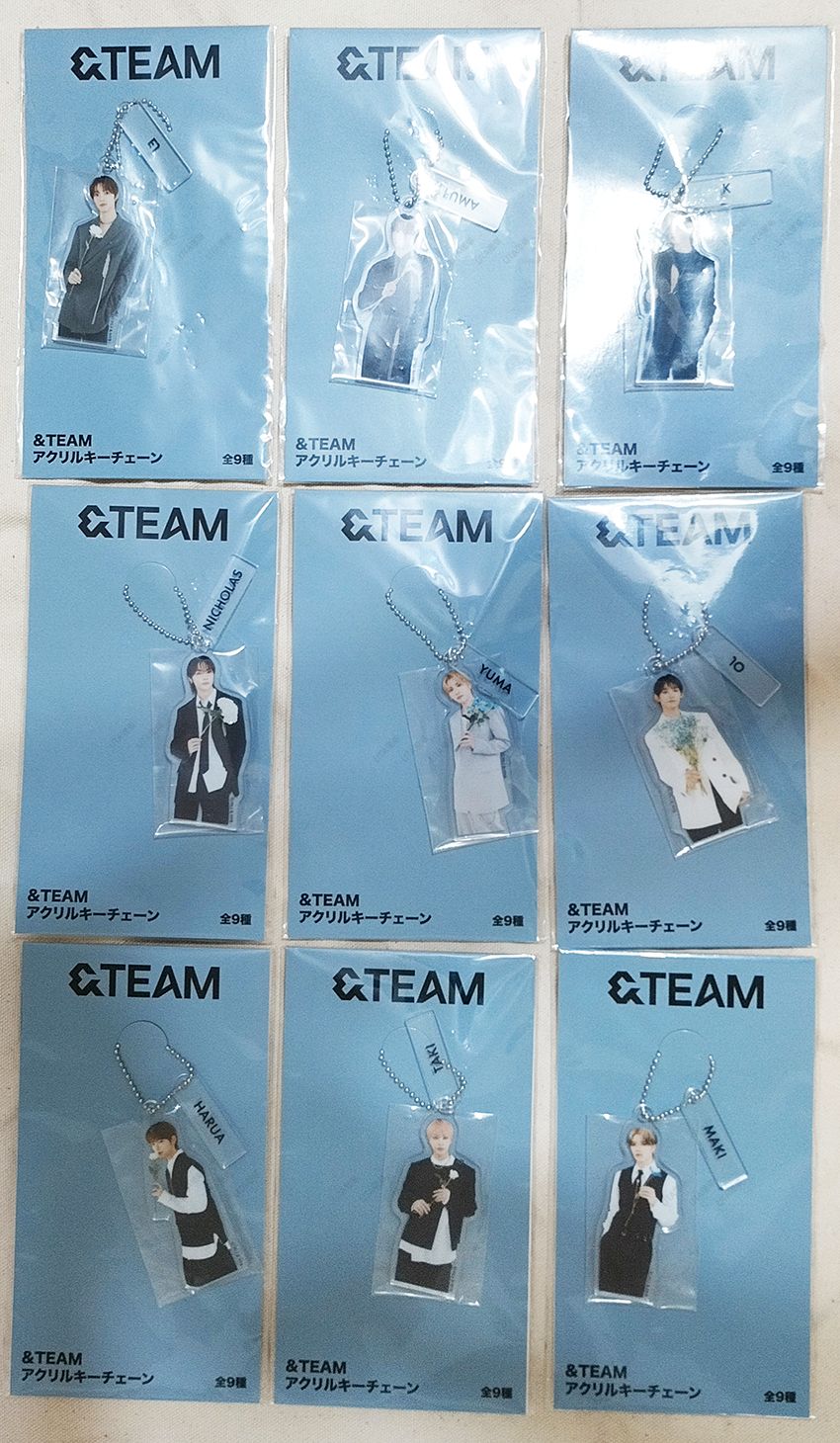 【＆TEAM官方】SEGA壓克力吊飾花束版