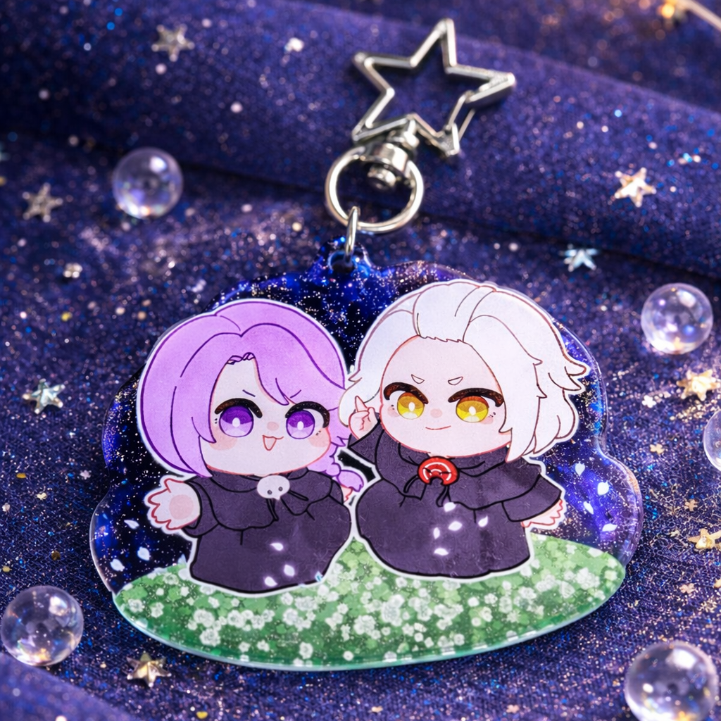 【FF14】場景壓克力系列【惡友花海篇】