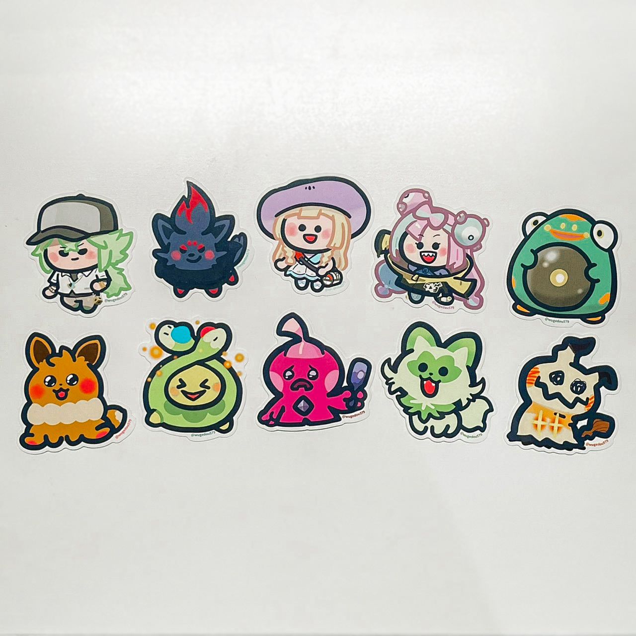 【ポケポケ♡ステッカー】寶可夢全斷貼紙/二創
