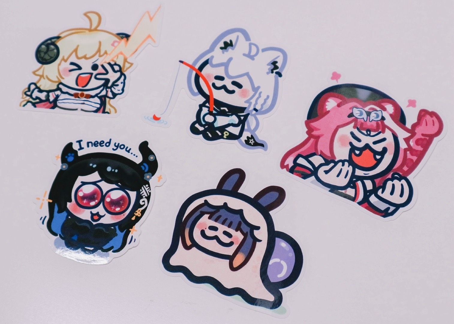 【てぇてぇ♡ステッカー】HOLO貼貼貼紙/第二彈