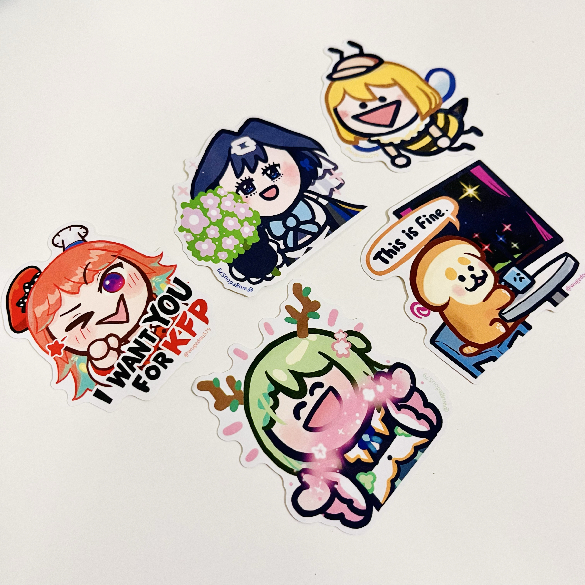 【HOLOLIVE】【F款】てぇてぇ♡ステッカー貼貼貼紙