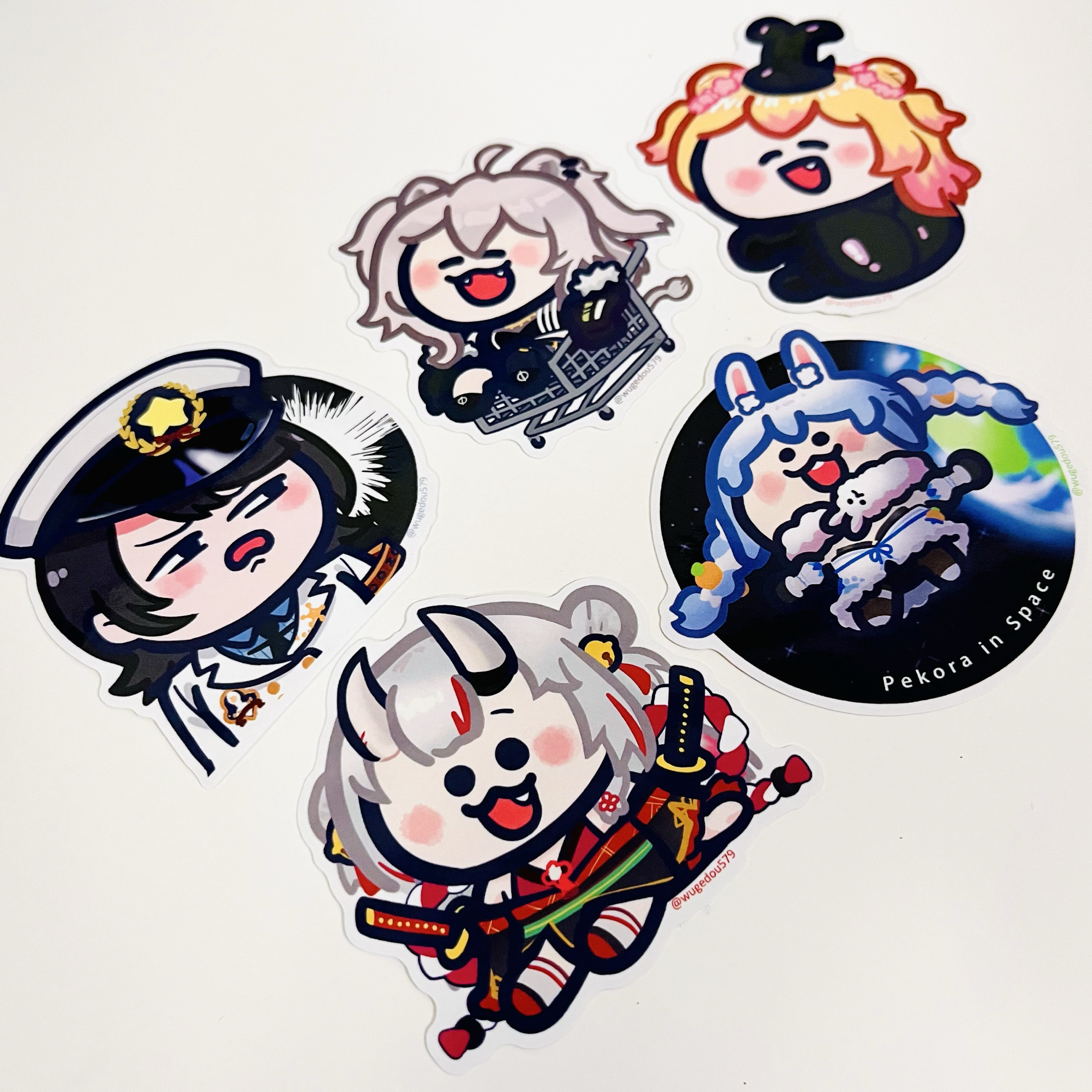 【HOLOLIVE】【D款】てぇてぇ♡ステッカー貼貼貼紙