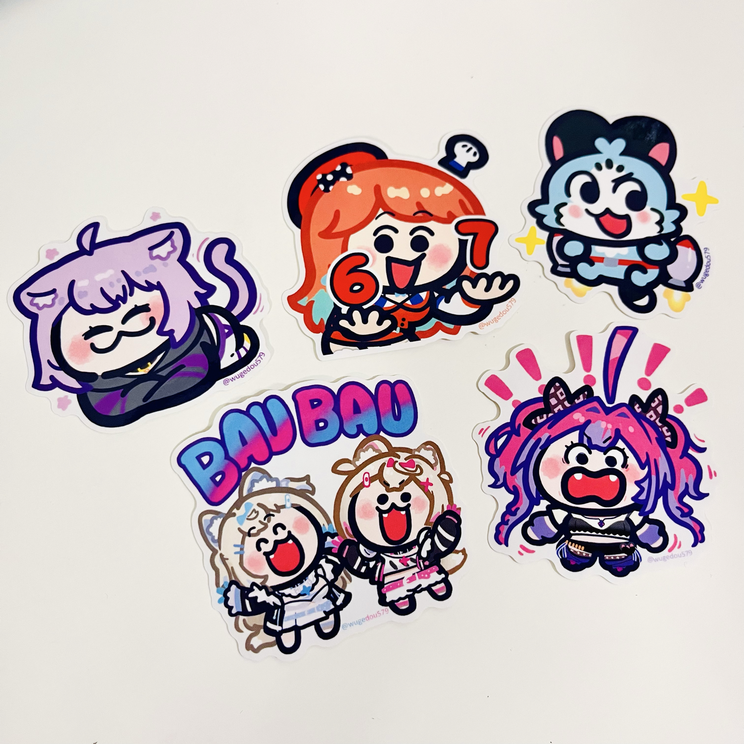 【HOLOLIVE】【A款】てぇてぇ♡ステッカー貼貼貼紙